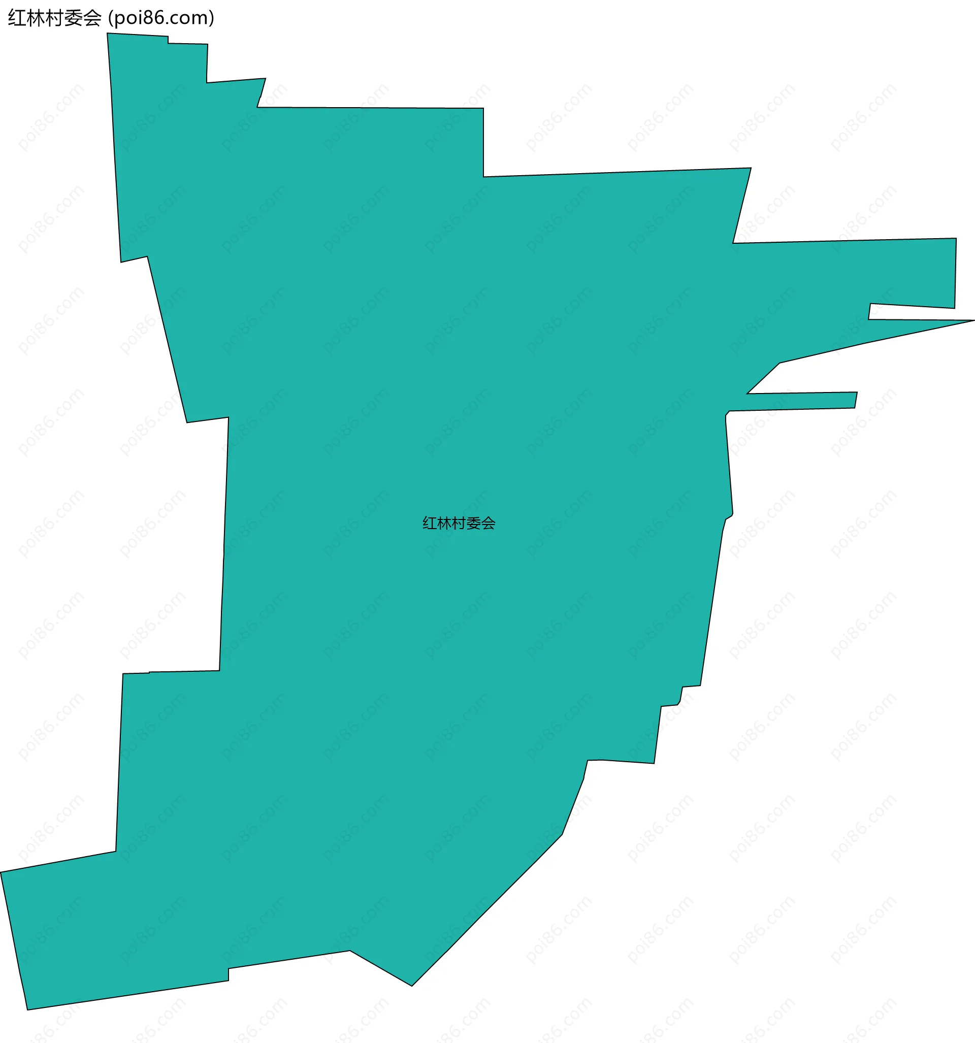 红林村委会边界地图