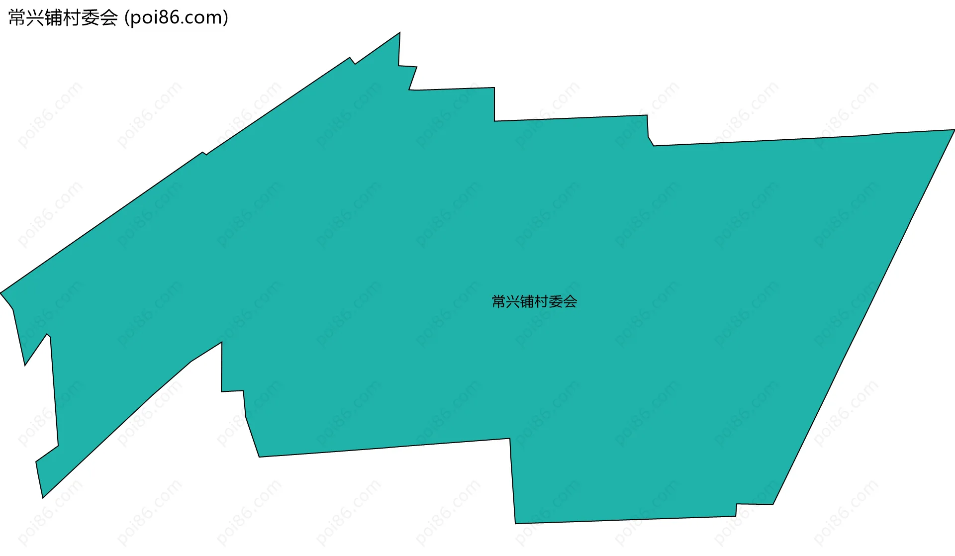 常兴铺村委会边界地图