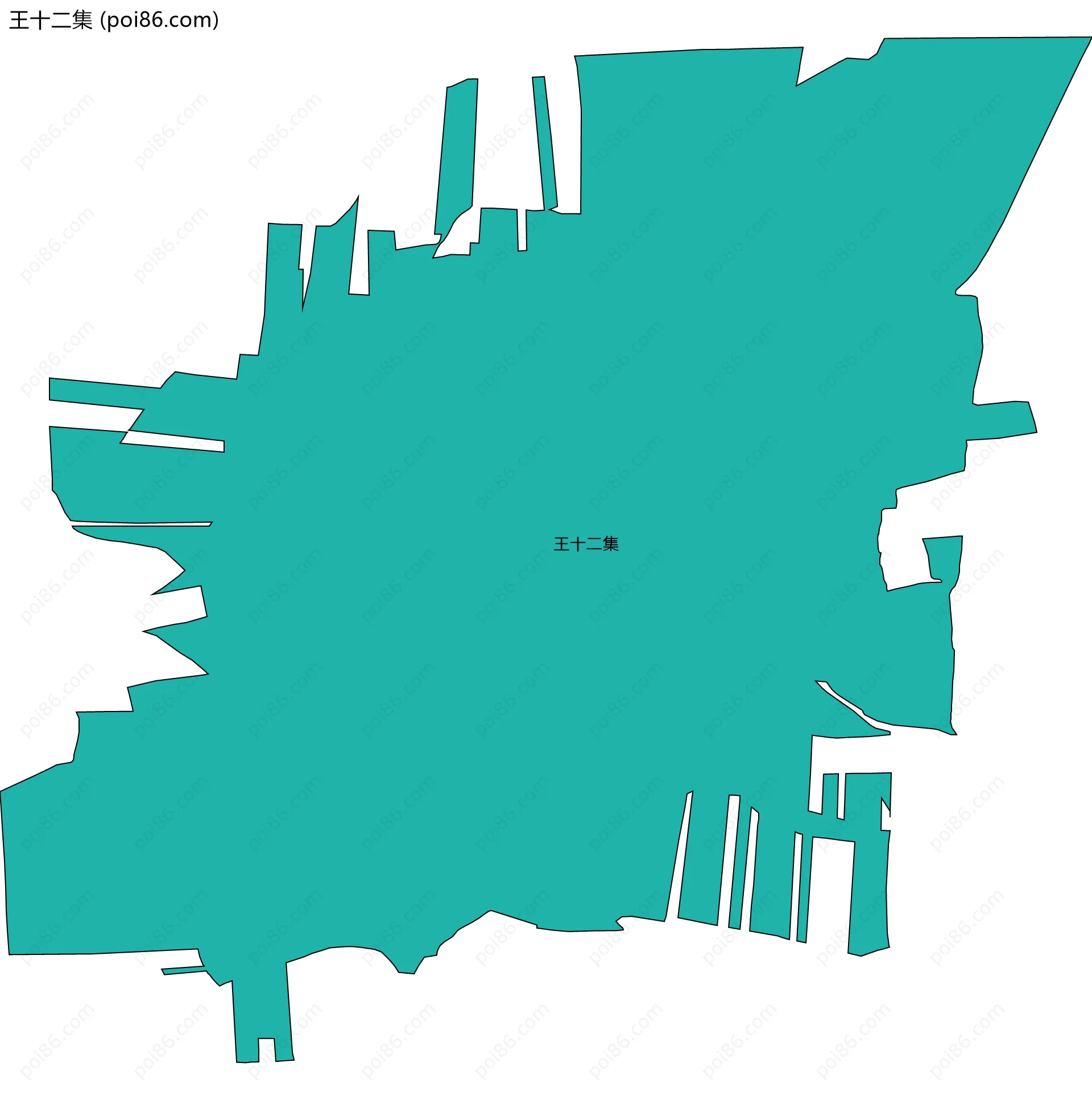 王十二集边界地图