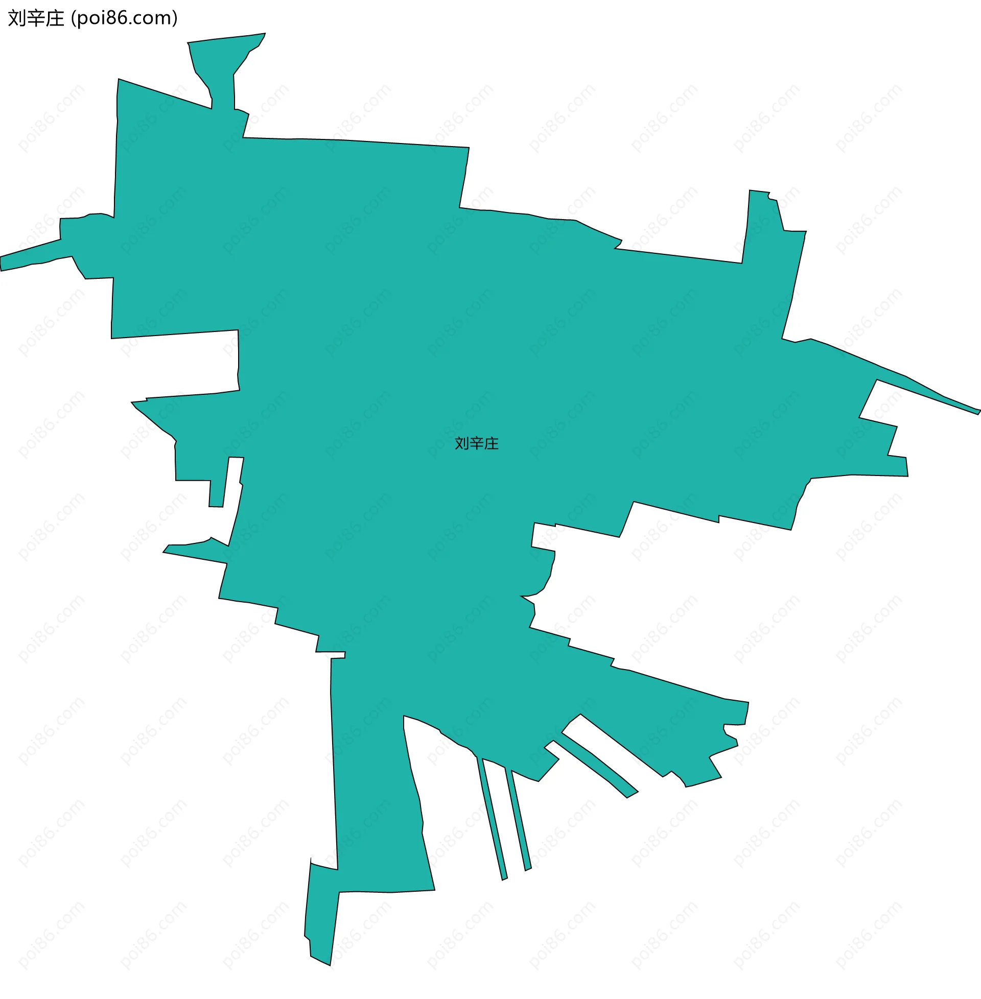 刘辛庄边界地图