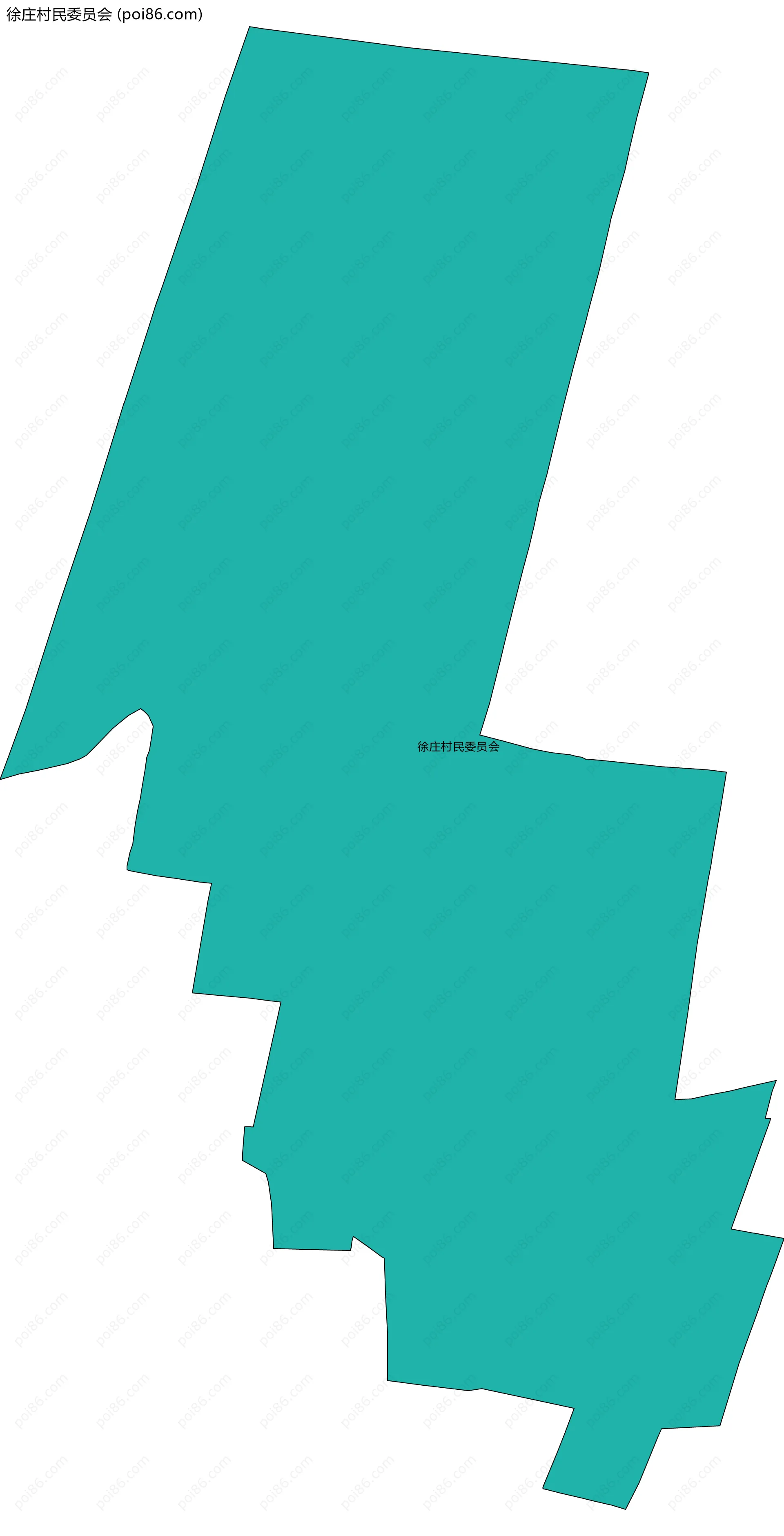 徐庄村民委员会边界地图