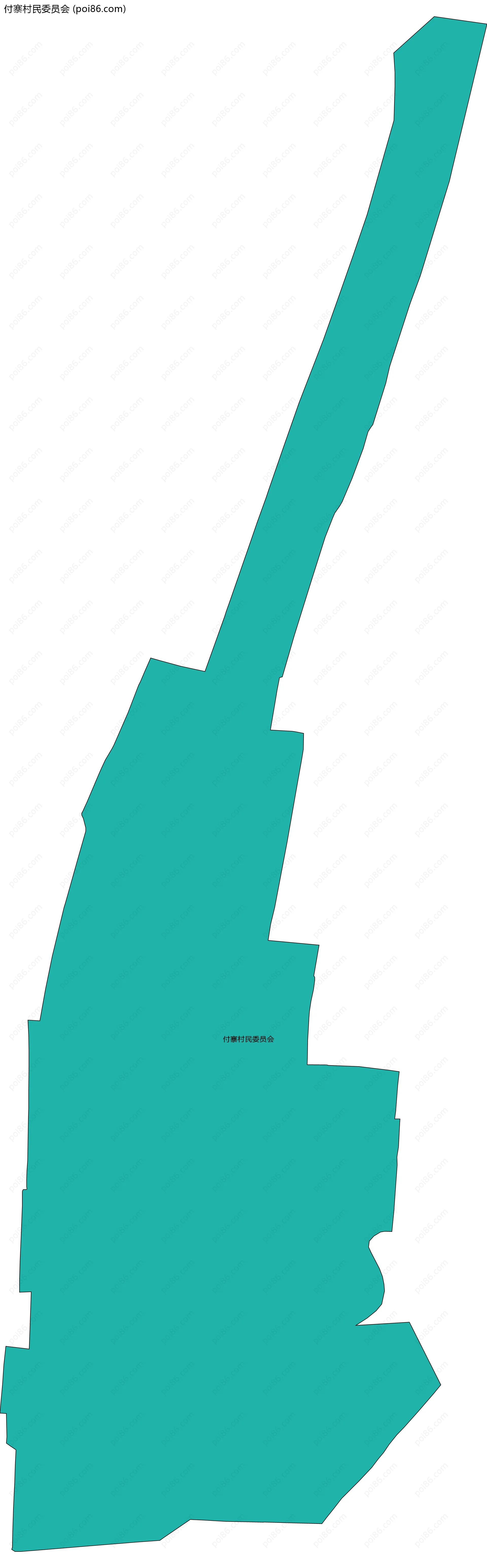 付寨村民委员会边界地图