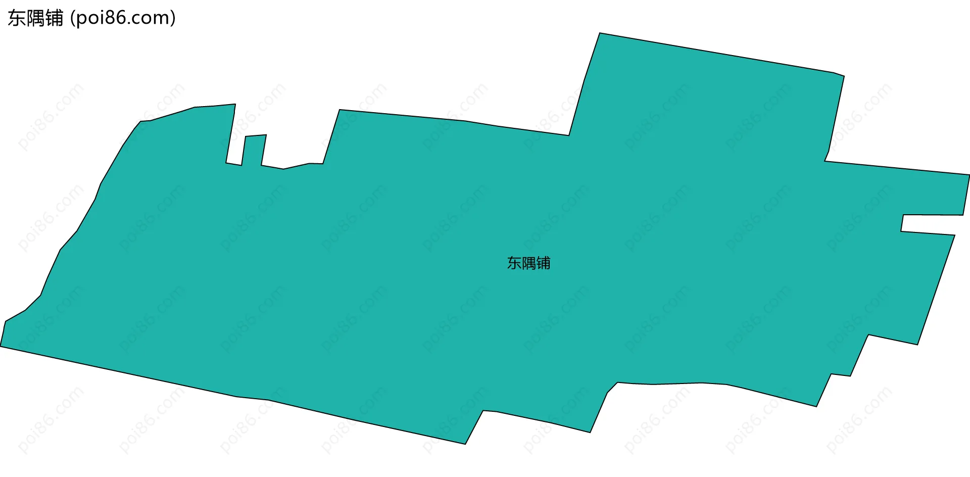东隅铺边界地图