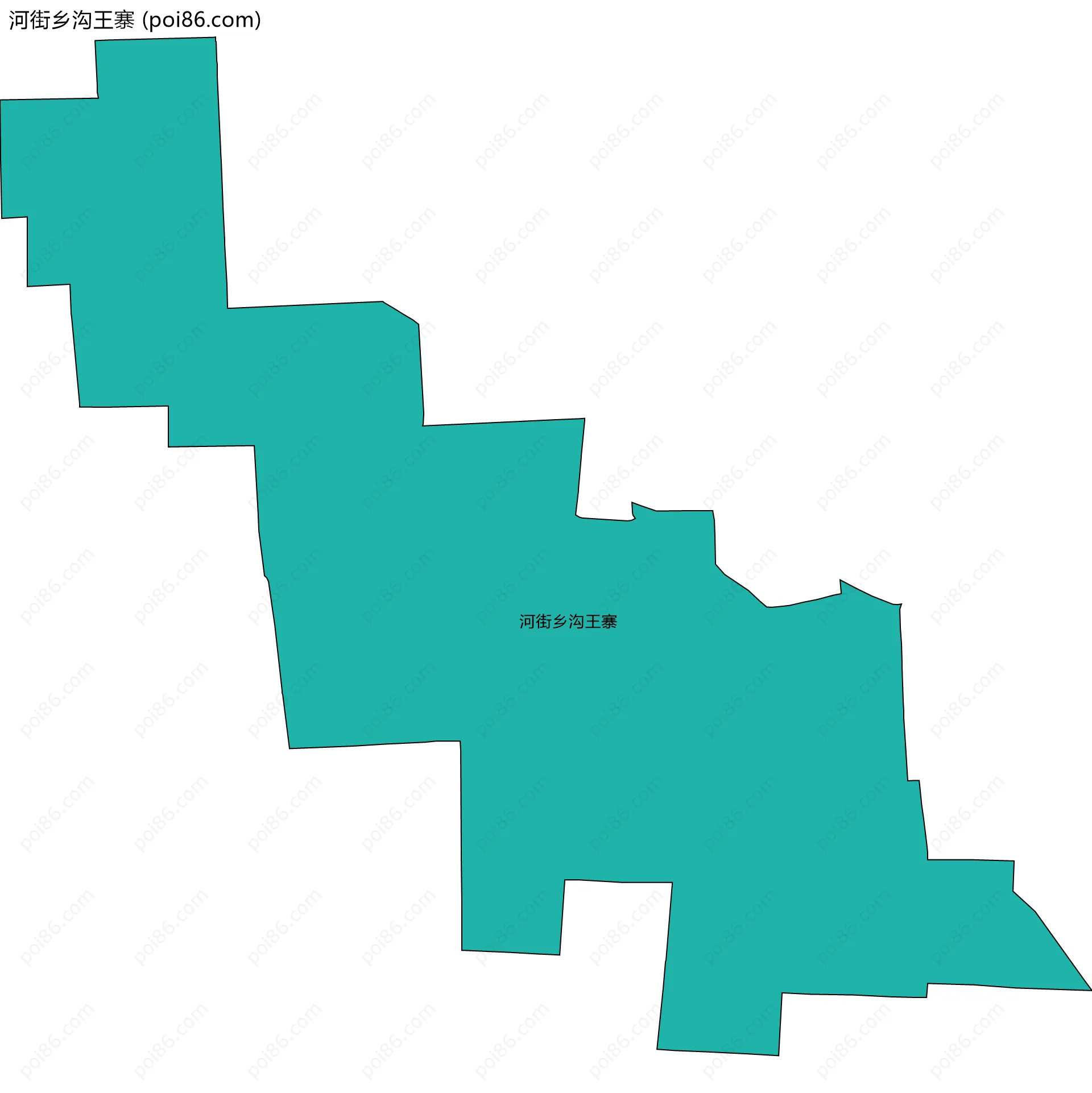 河街乡沟王寨边界地图