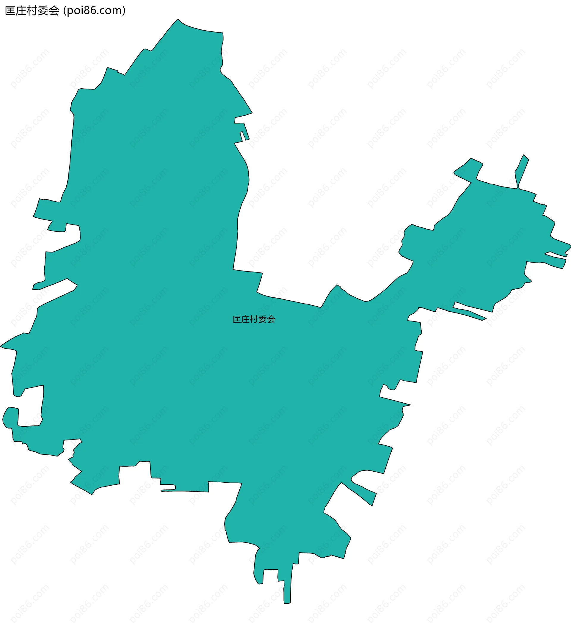 匡庄村委会边界地图