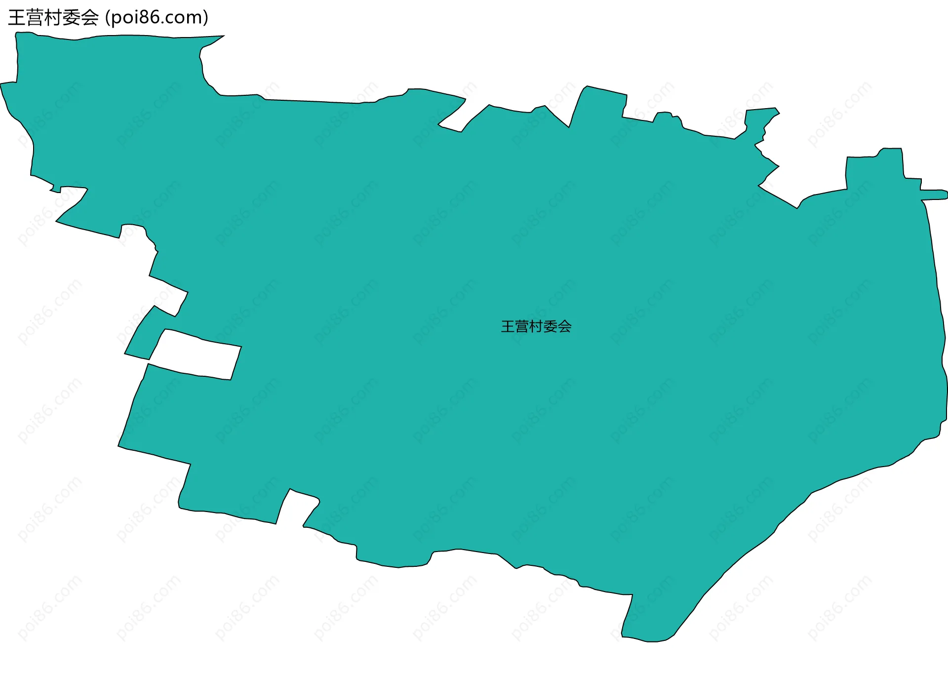 王营村委会边界地图
