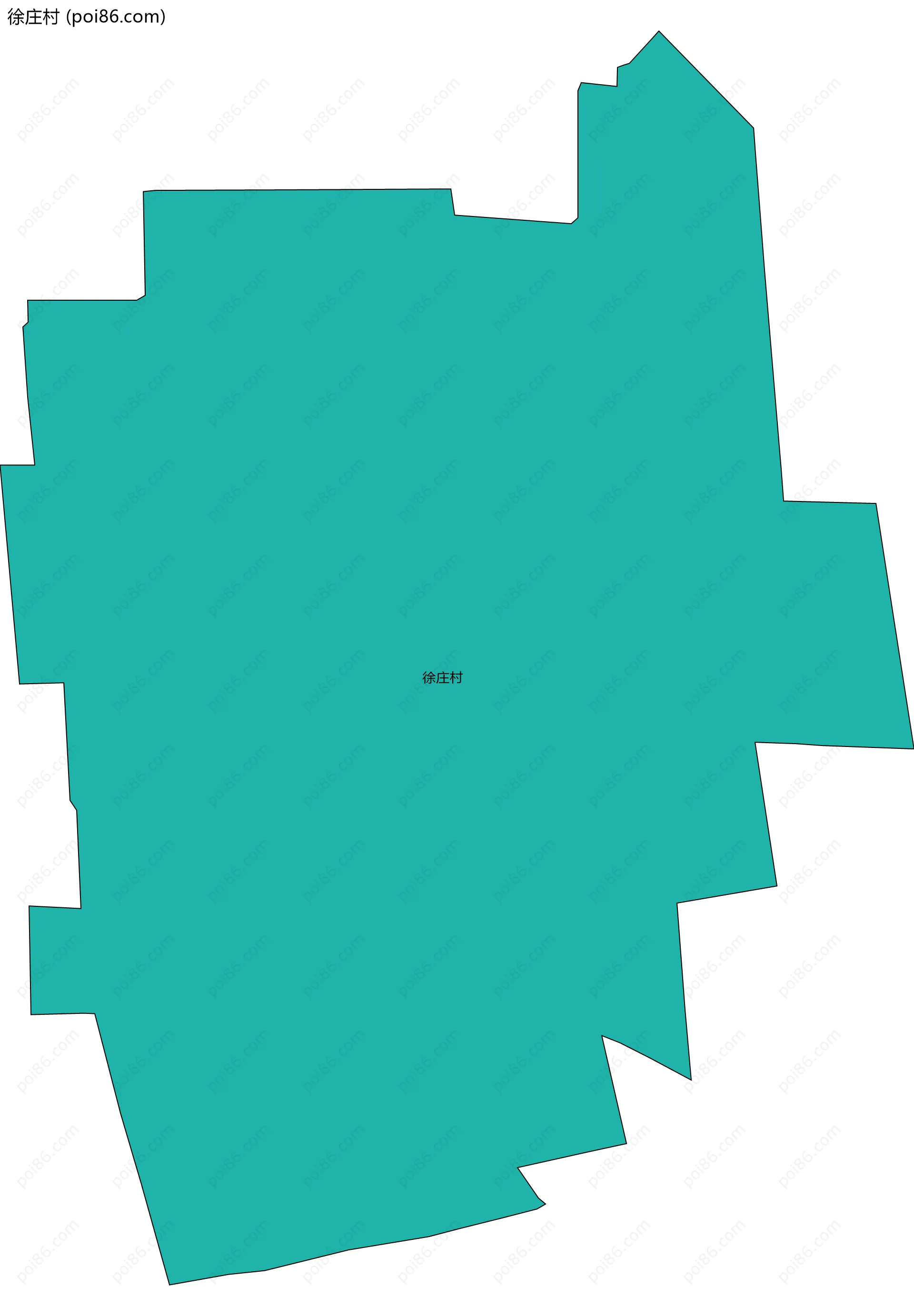 徐庄村边界地图