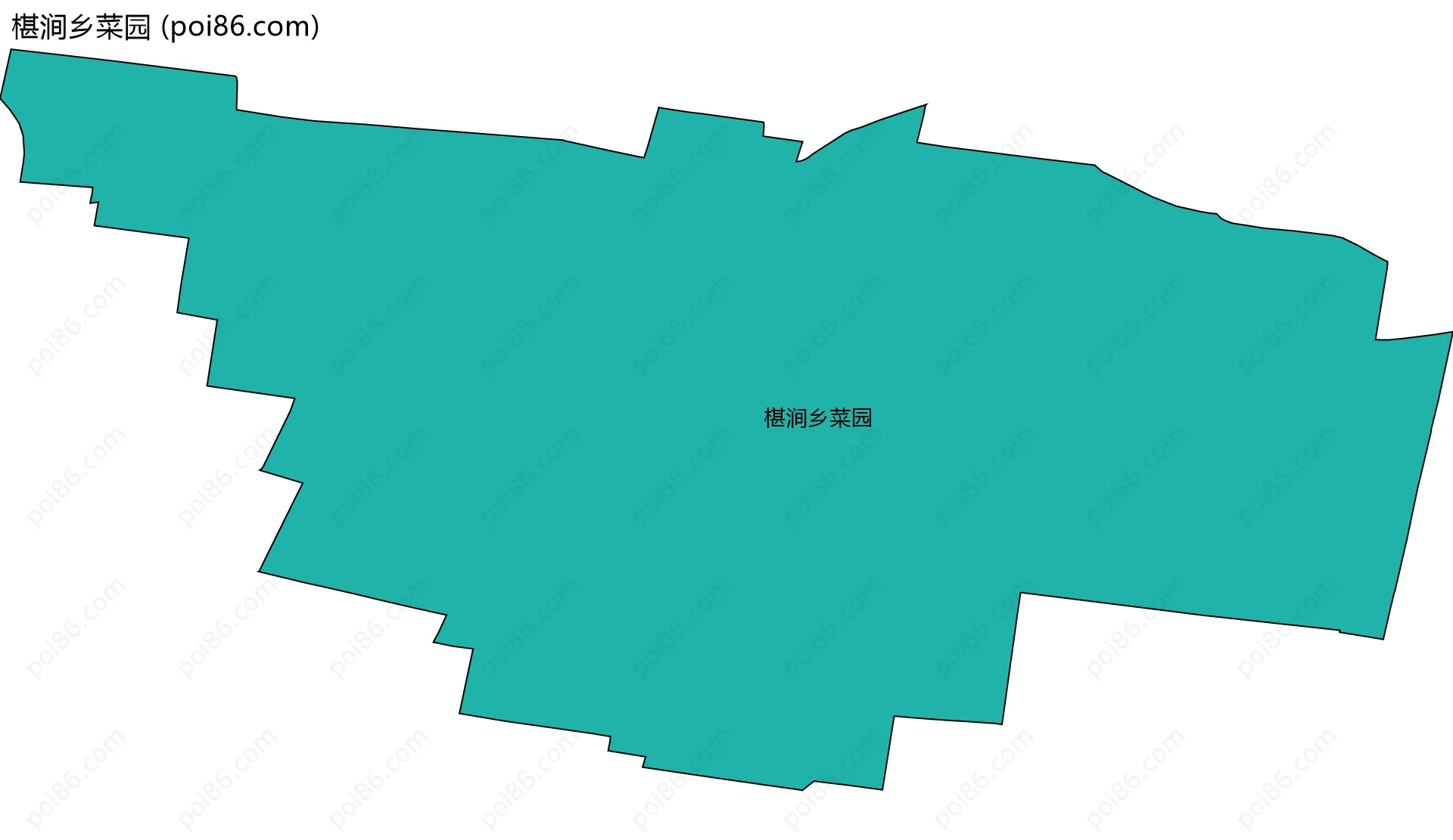 椹涧乡菜园边界地图