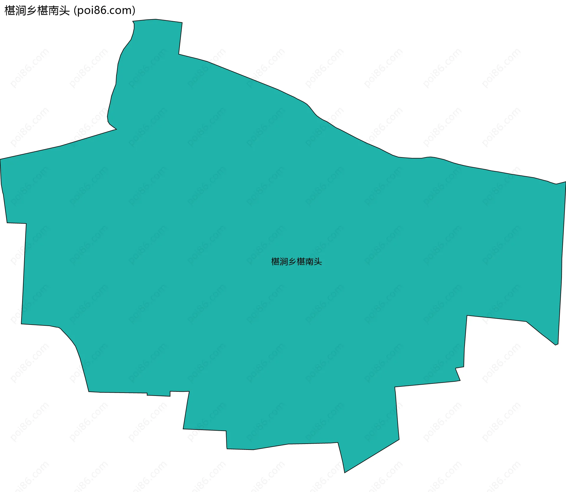 椹涧乡椹南头边界地图