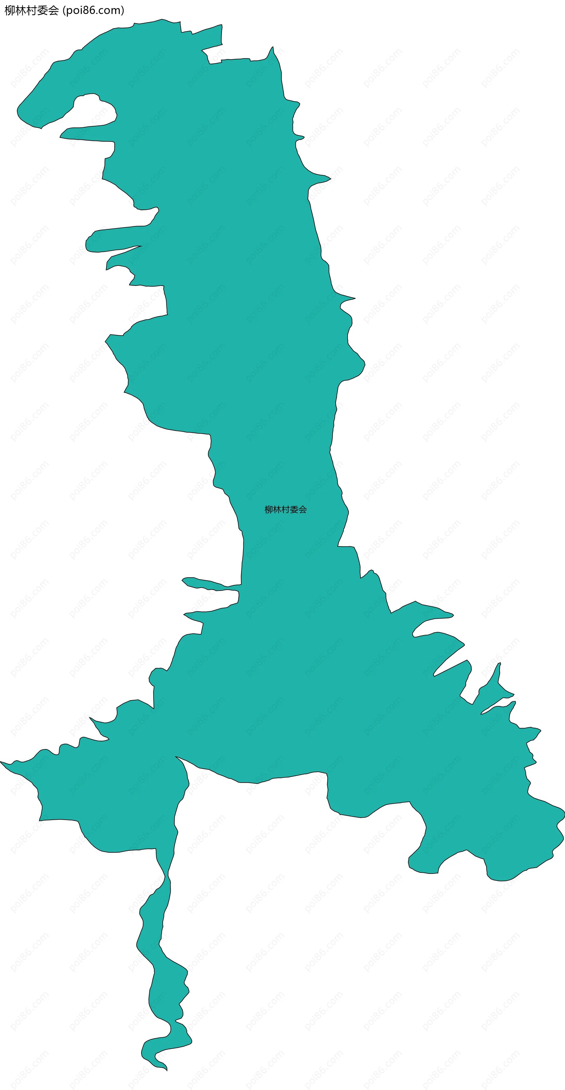 柳林村委会边界地图