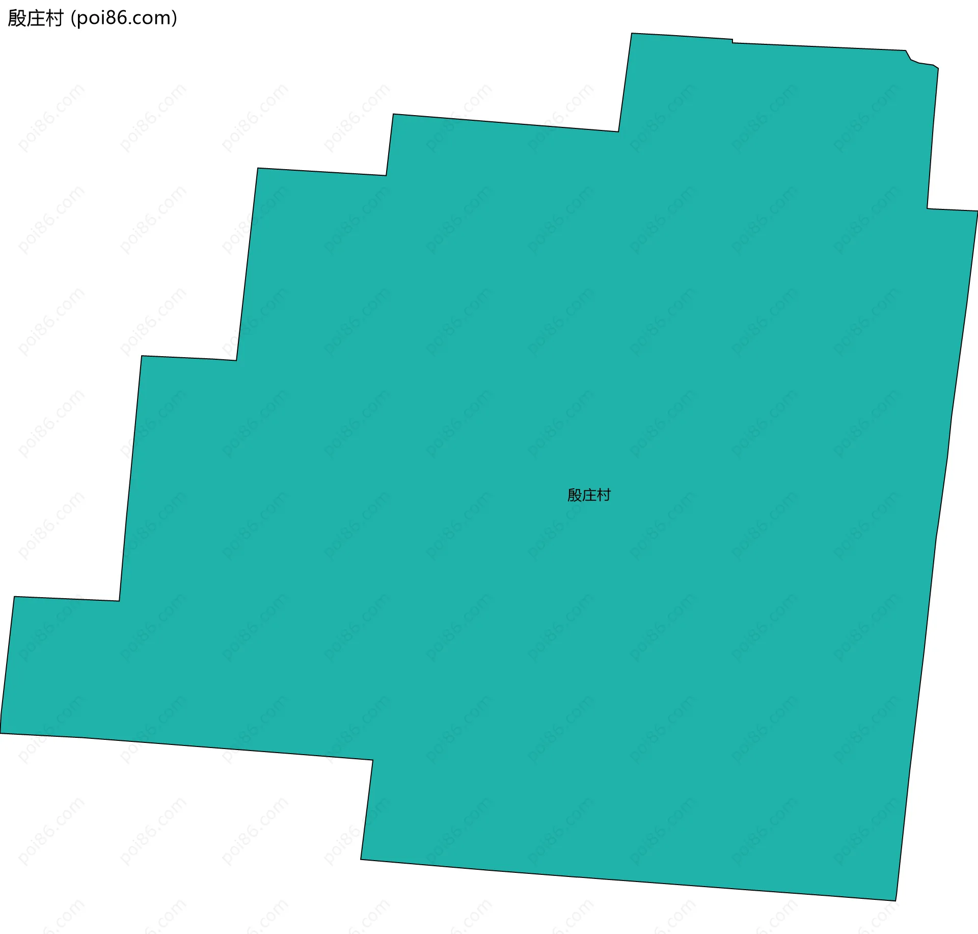 殷庄村边界地图
