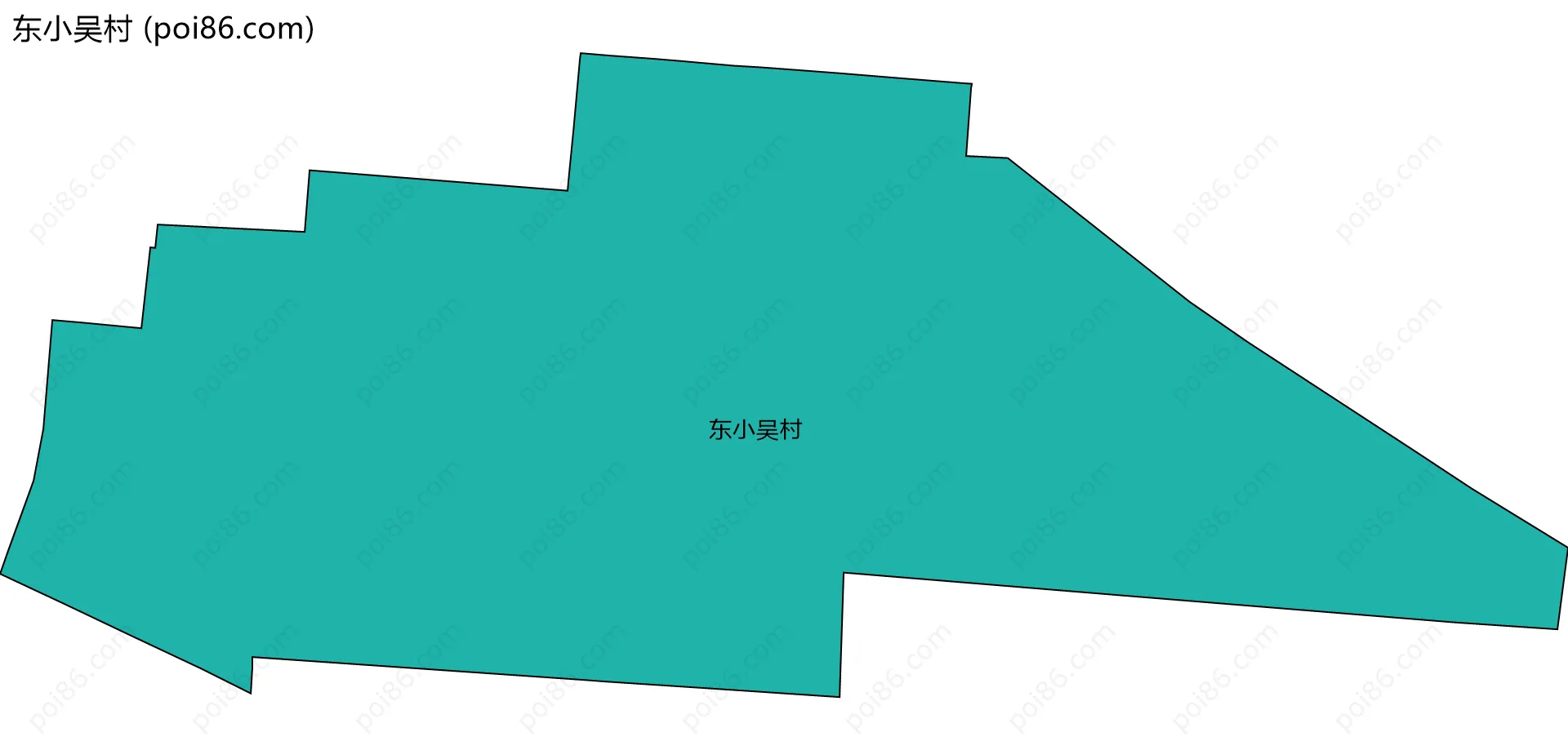 东小吴村边界地图