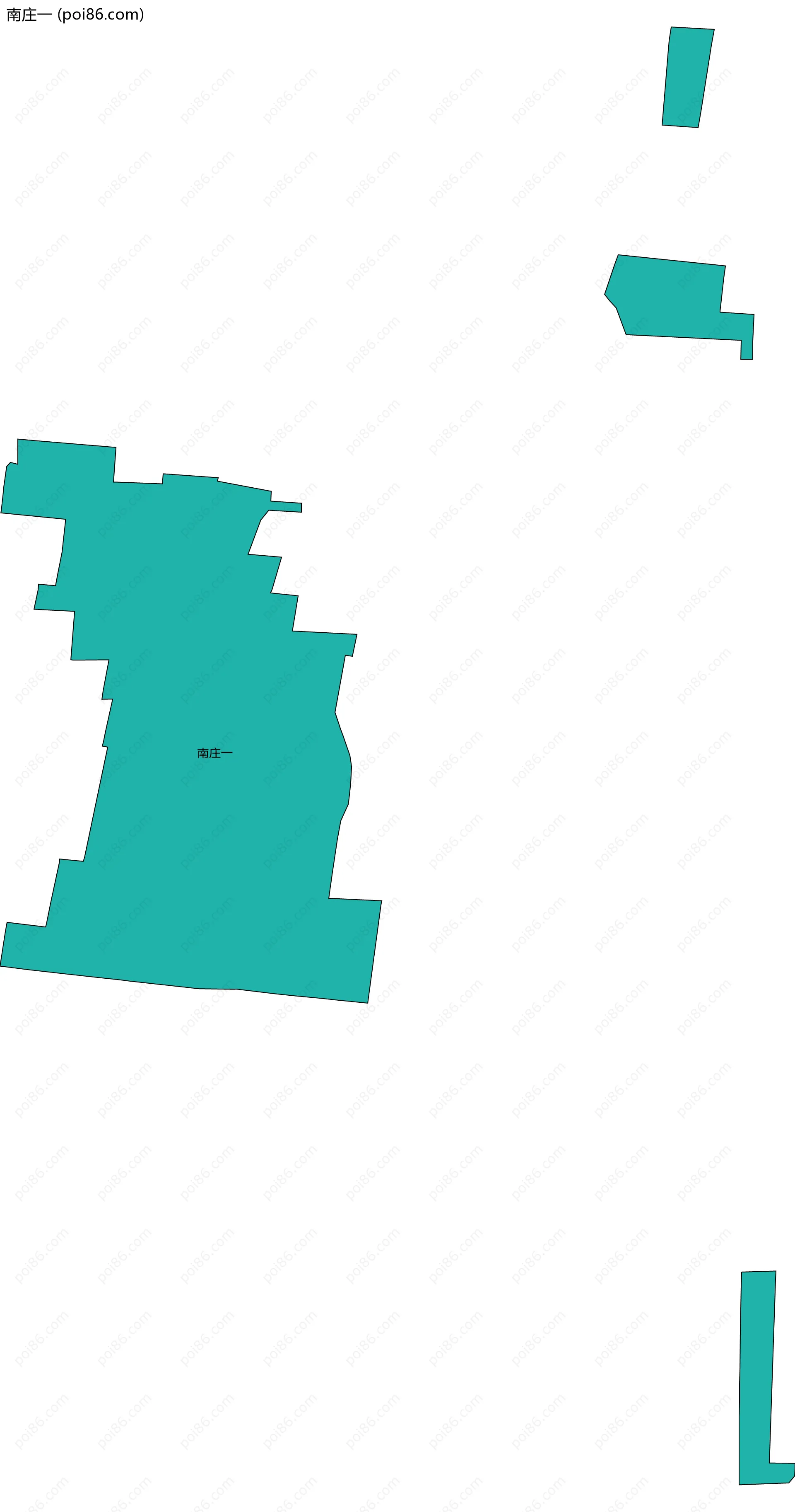 南庄一边界地图