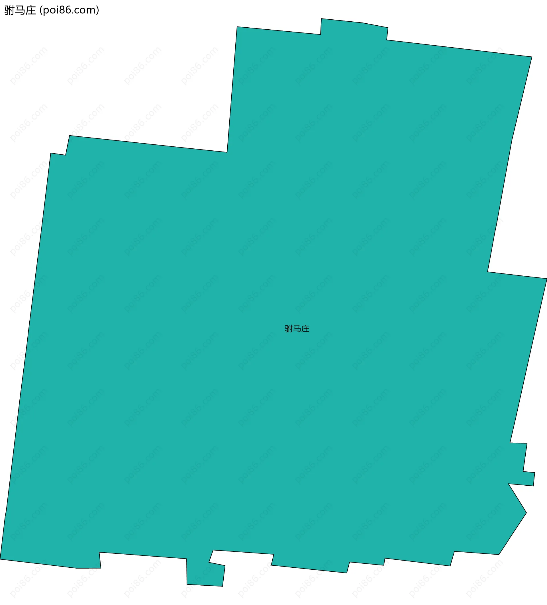 驸马庄边界地图