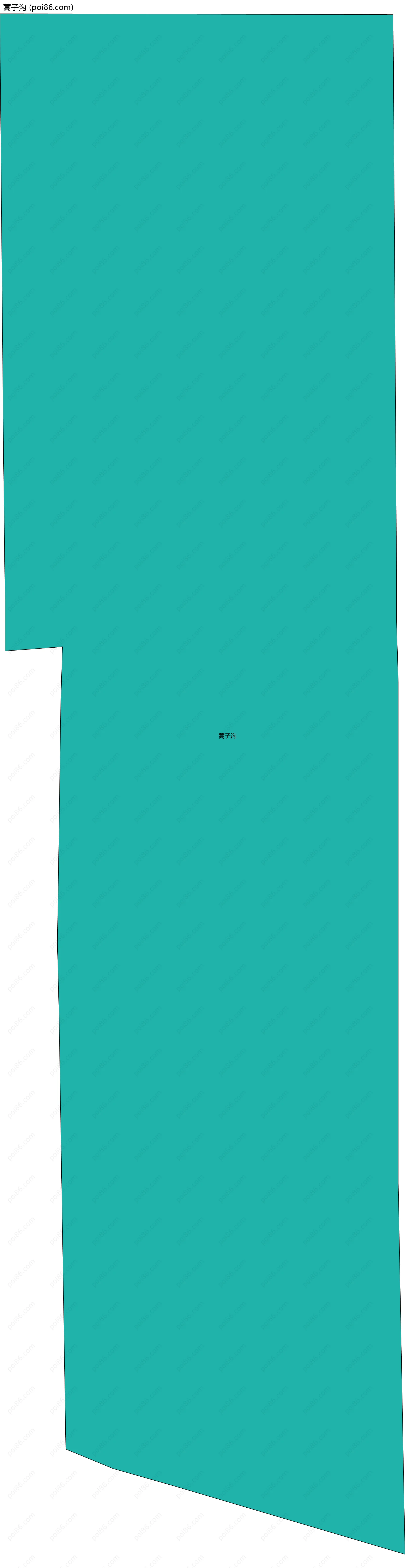 蒿子沟边界地图