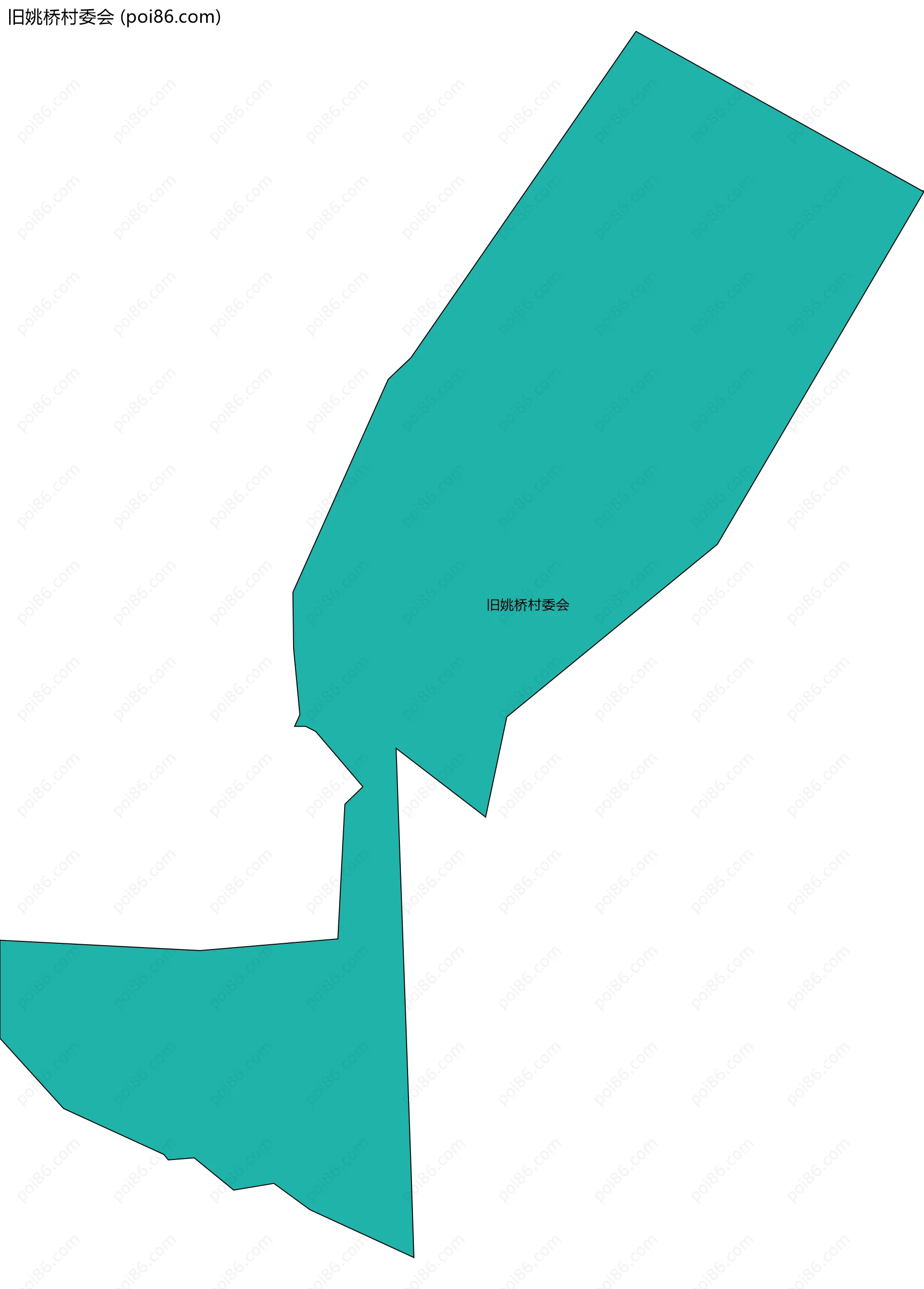 旧姚桥村委会边界地图