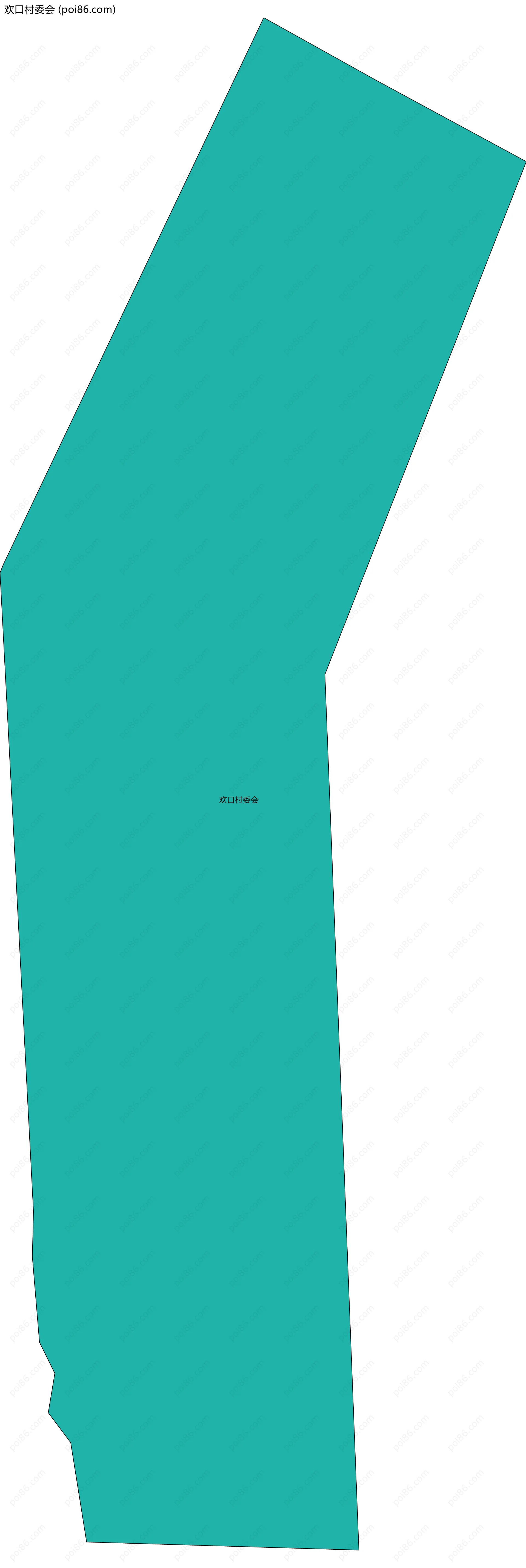 欢口村委会边界地图