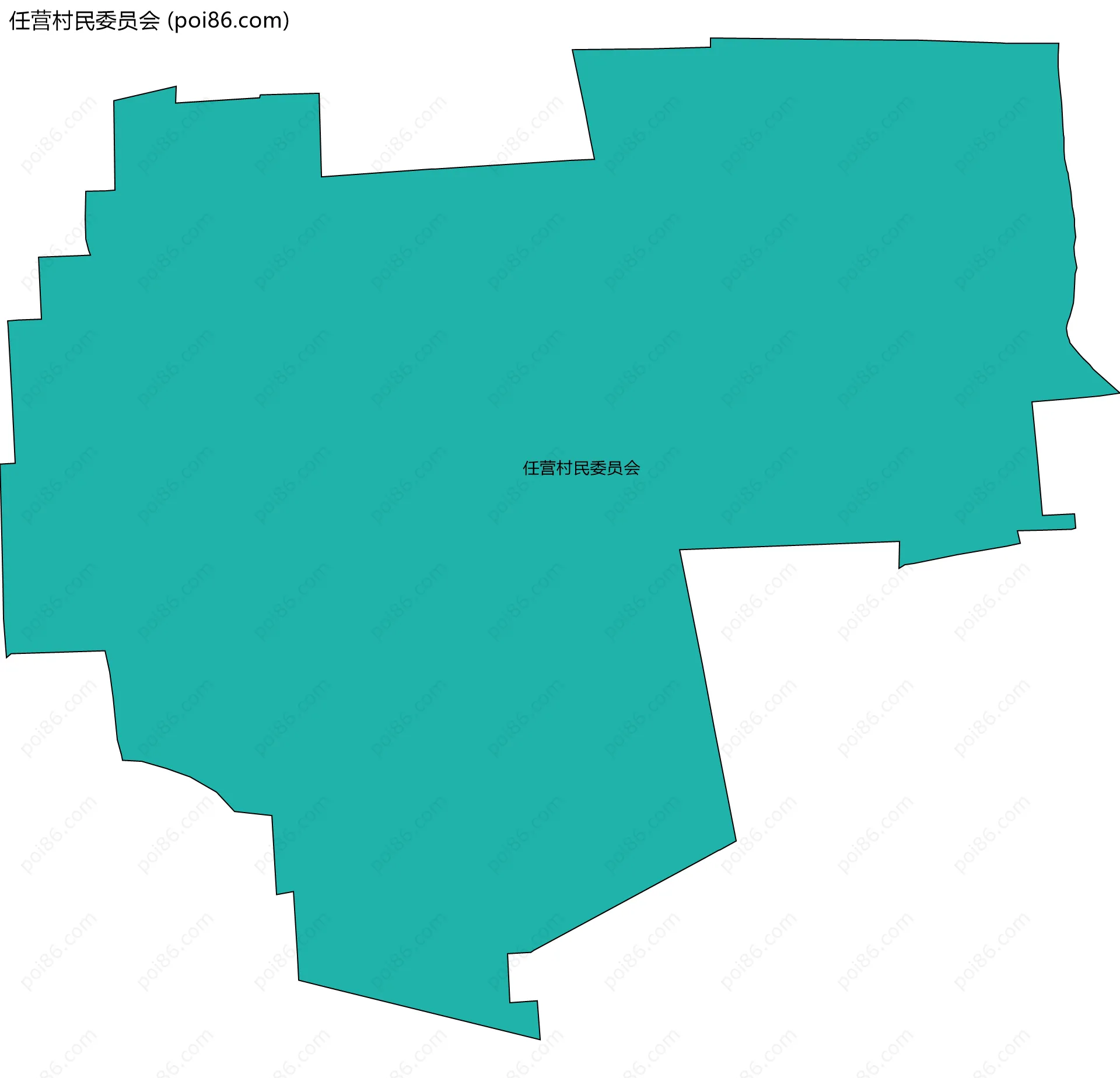 任营村民委员会边界地图