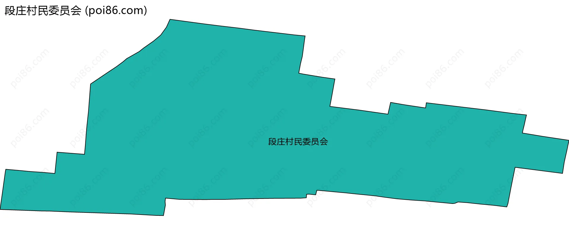 段庄村民委员会边界地图