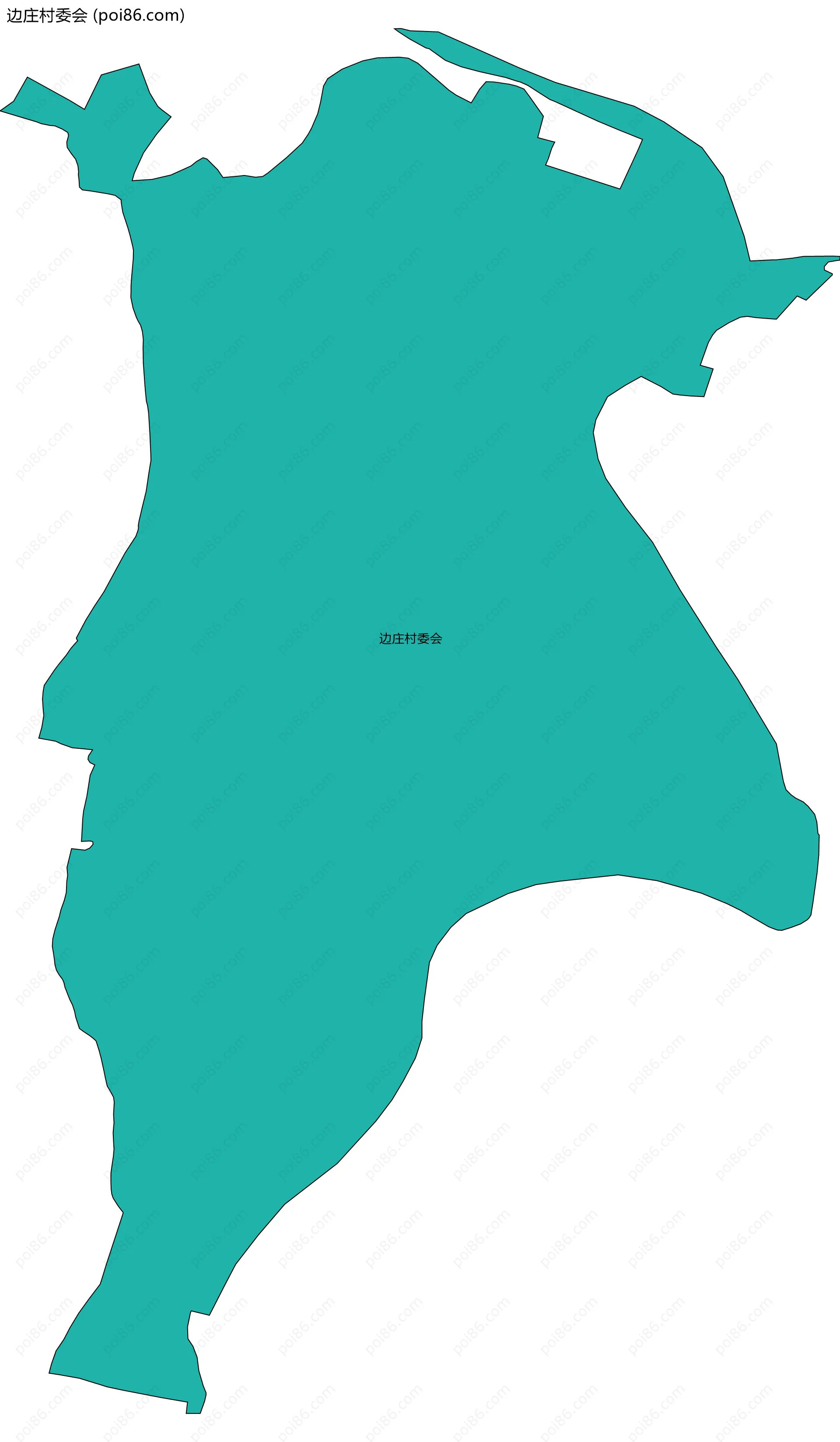 边庄村委会边界地图