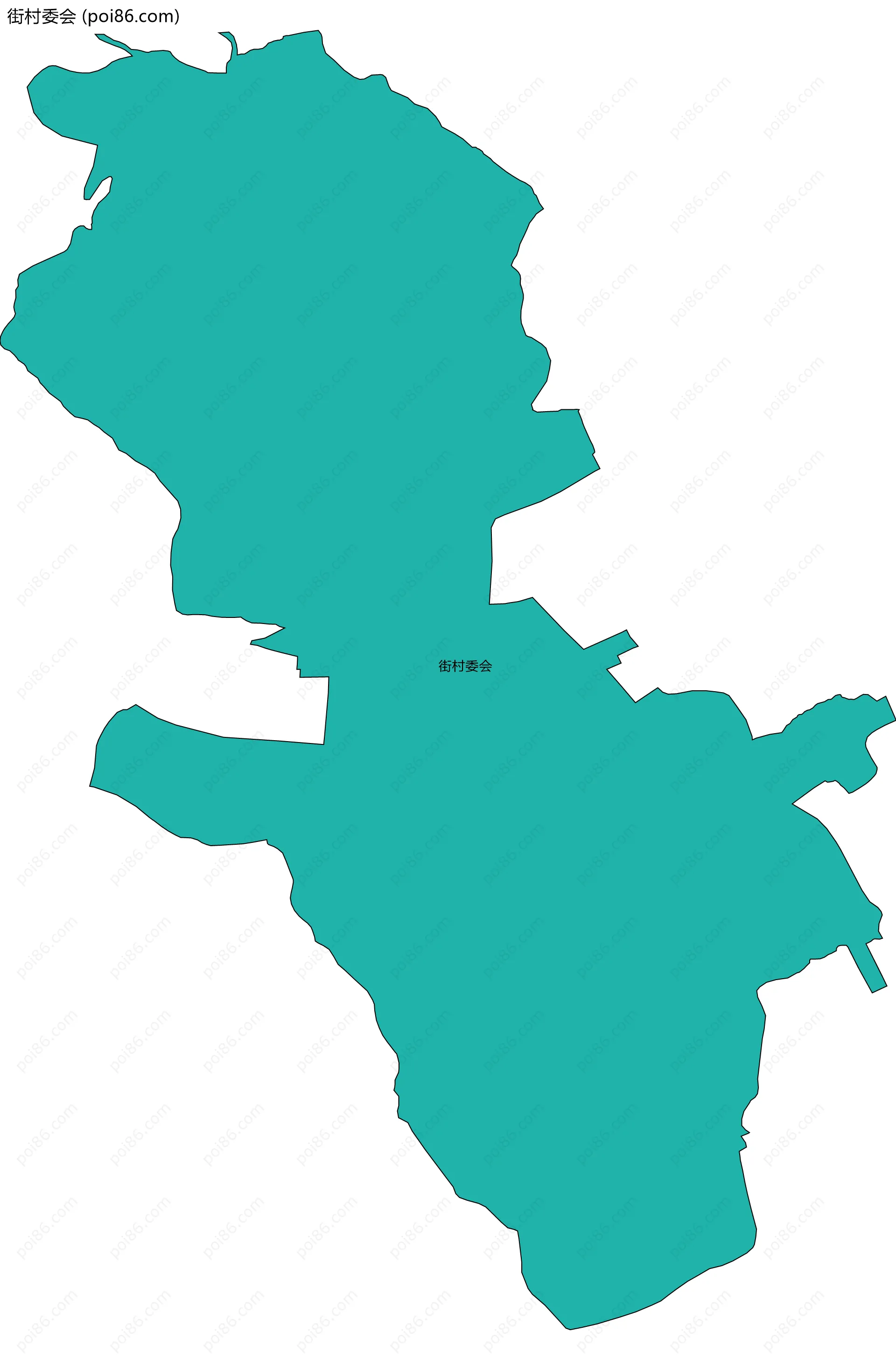 街村委会边界地图