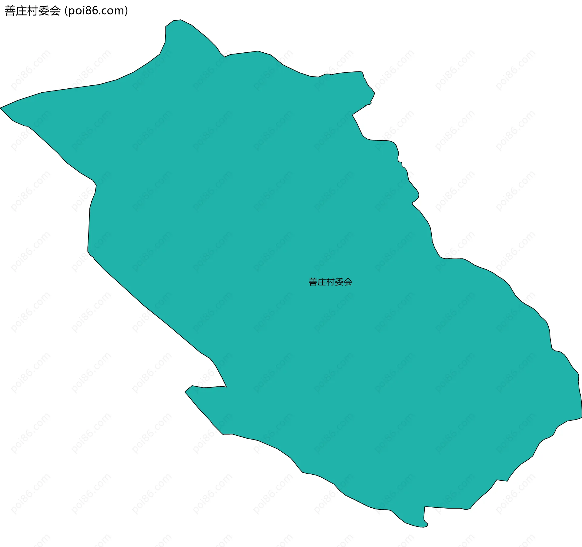 善庄村委会边界地图