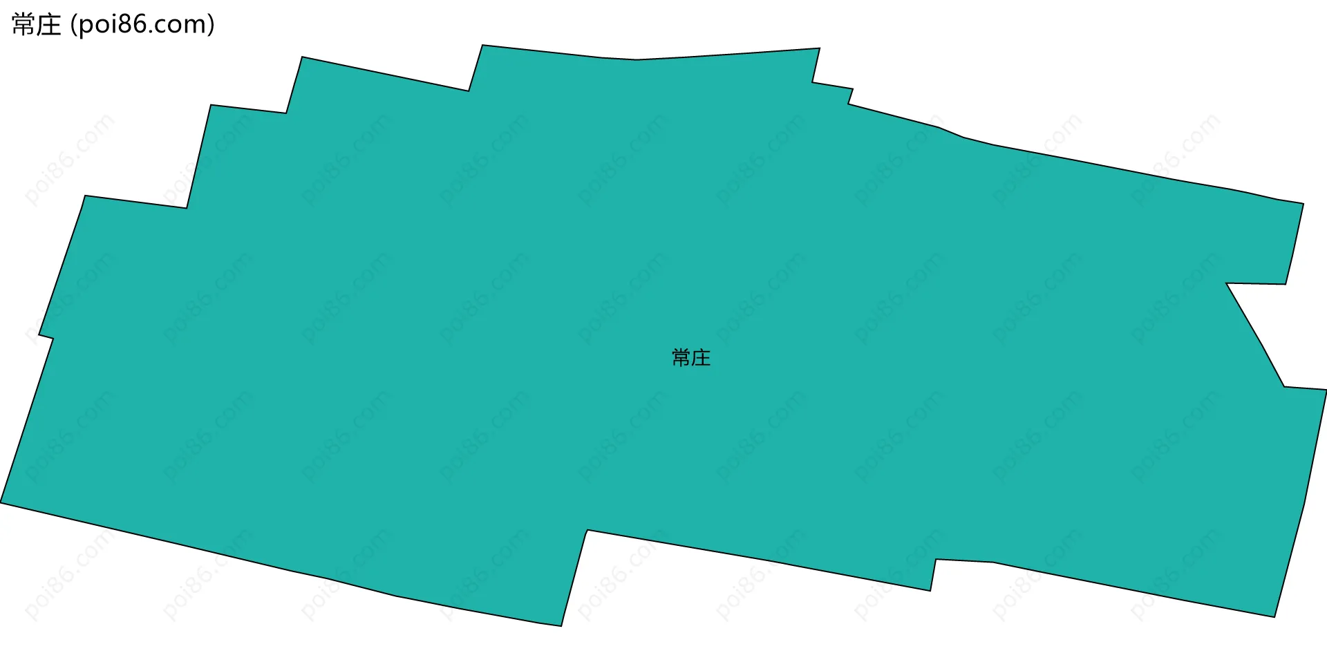 常庄边界地图