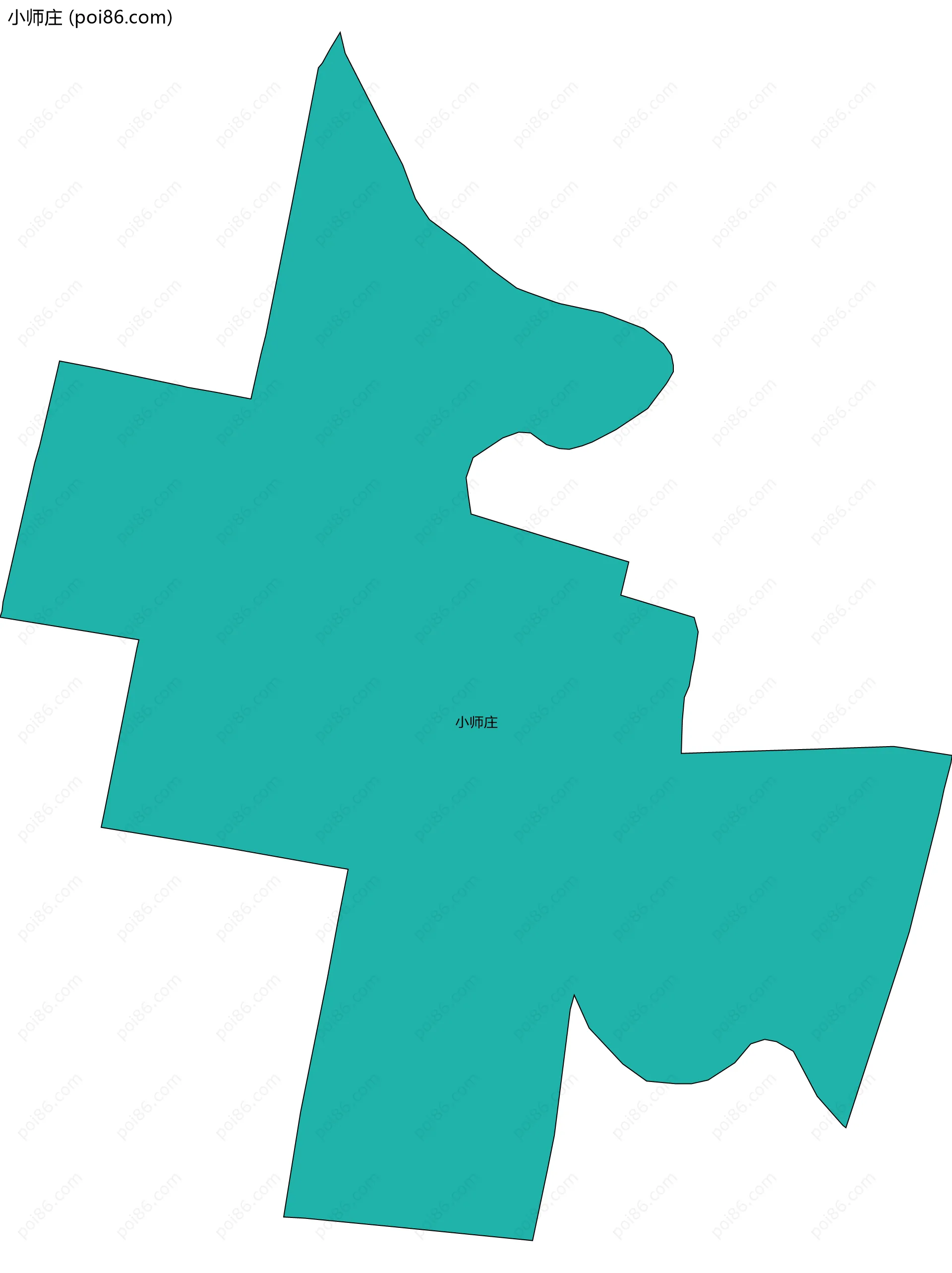 小师庄边界地图