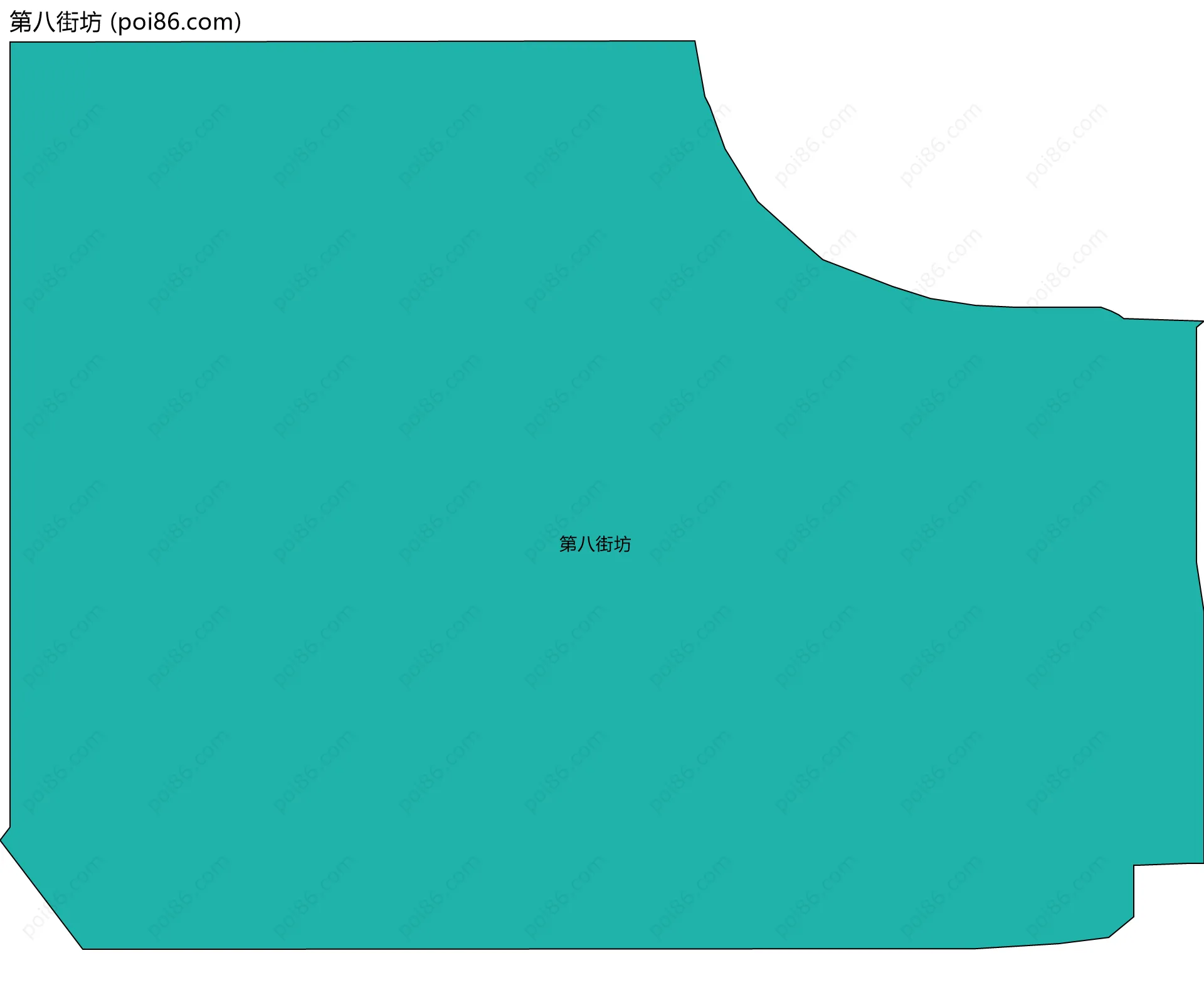 第八街坊边界地图