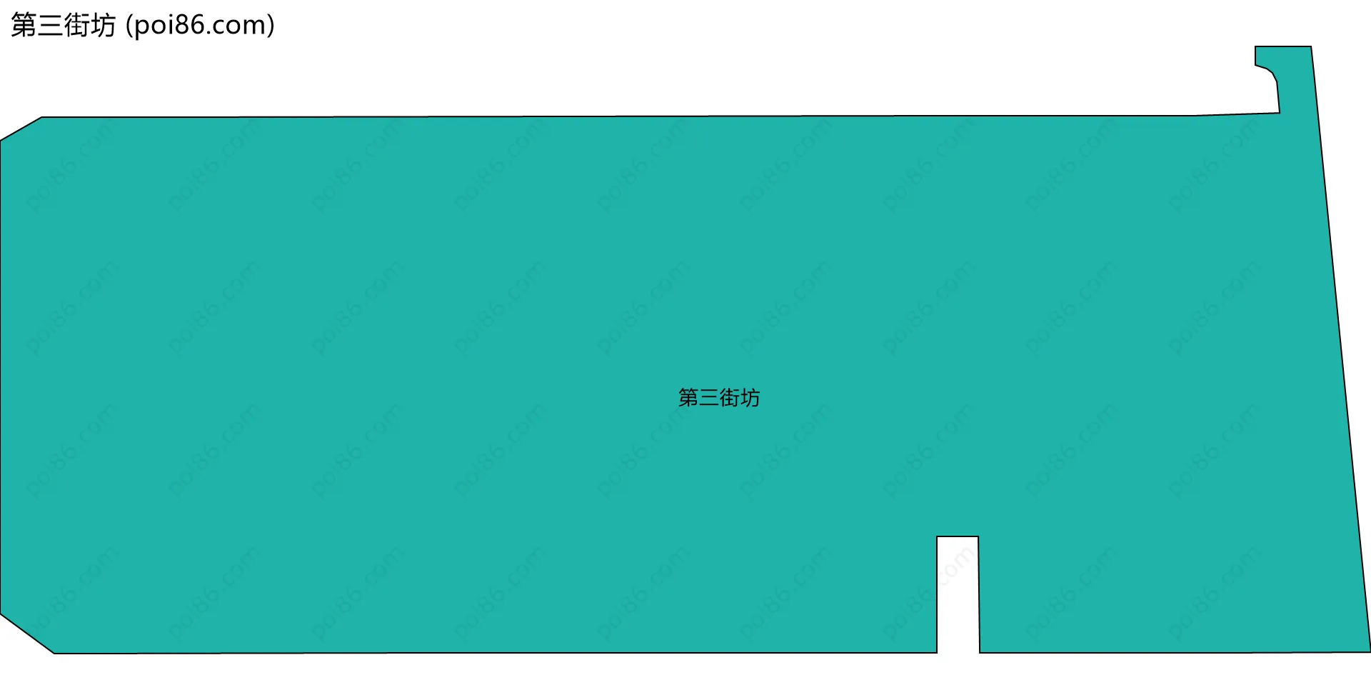 第三街坊边界地图