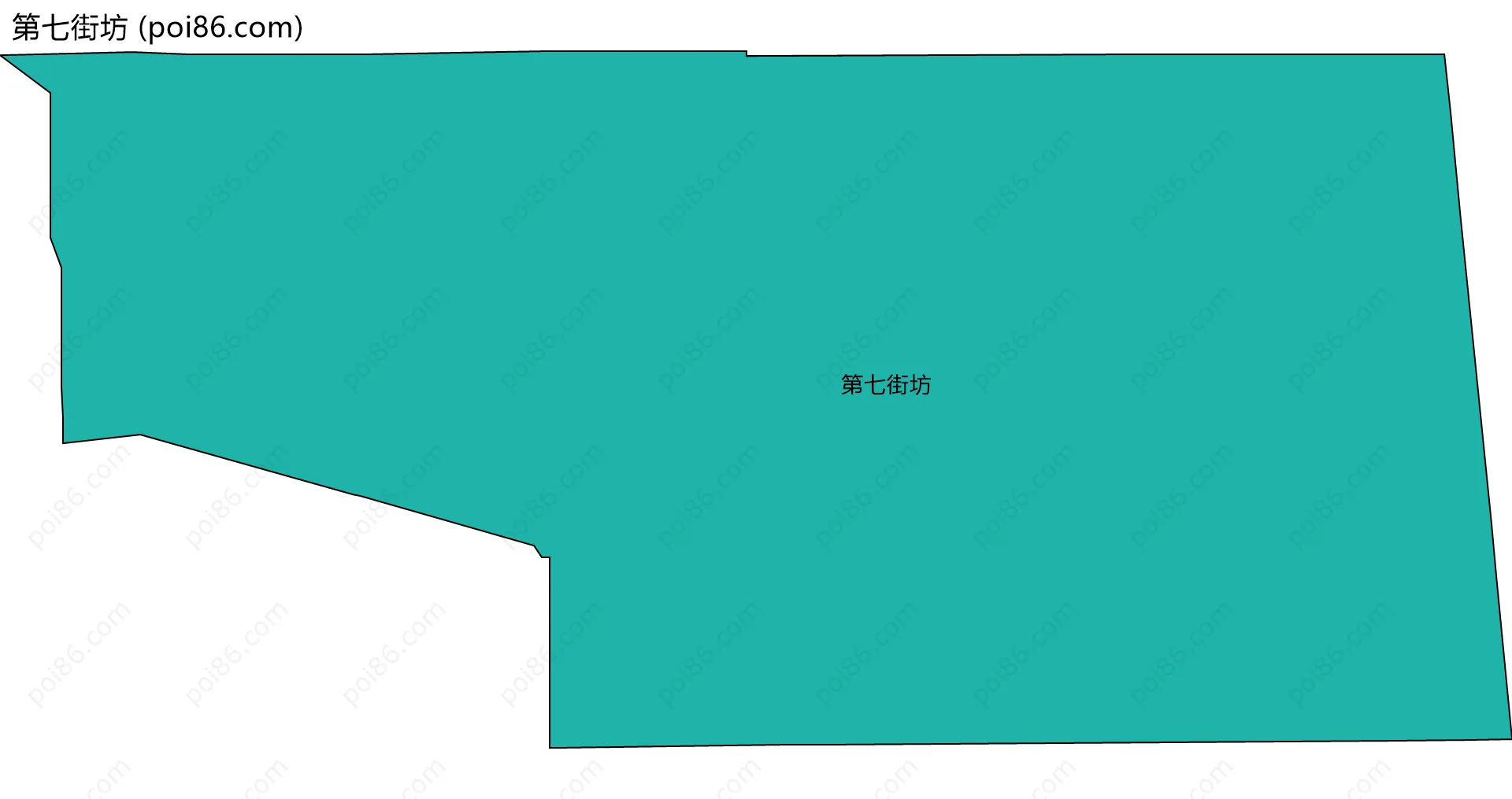 第七街坊边界地图