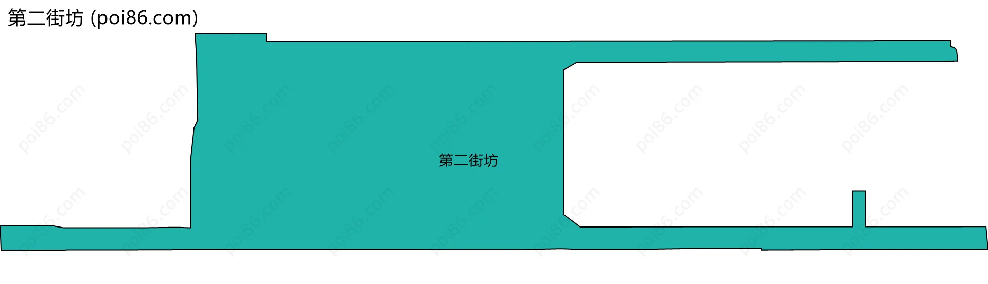 第二街坊边界地图