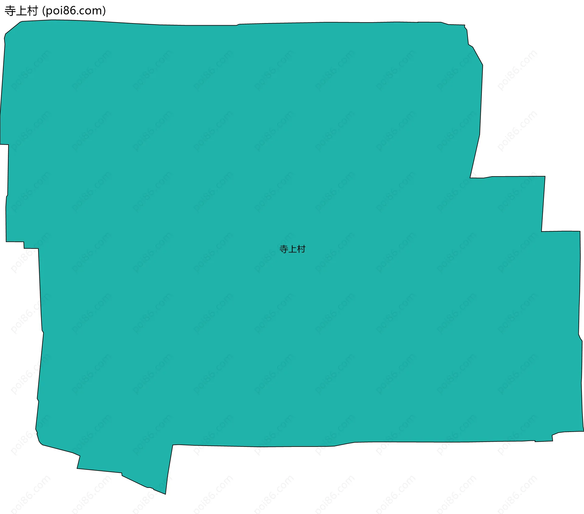 寺上村边界地图