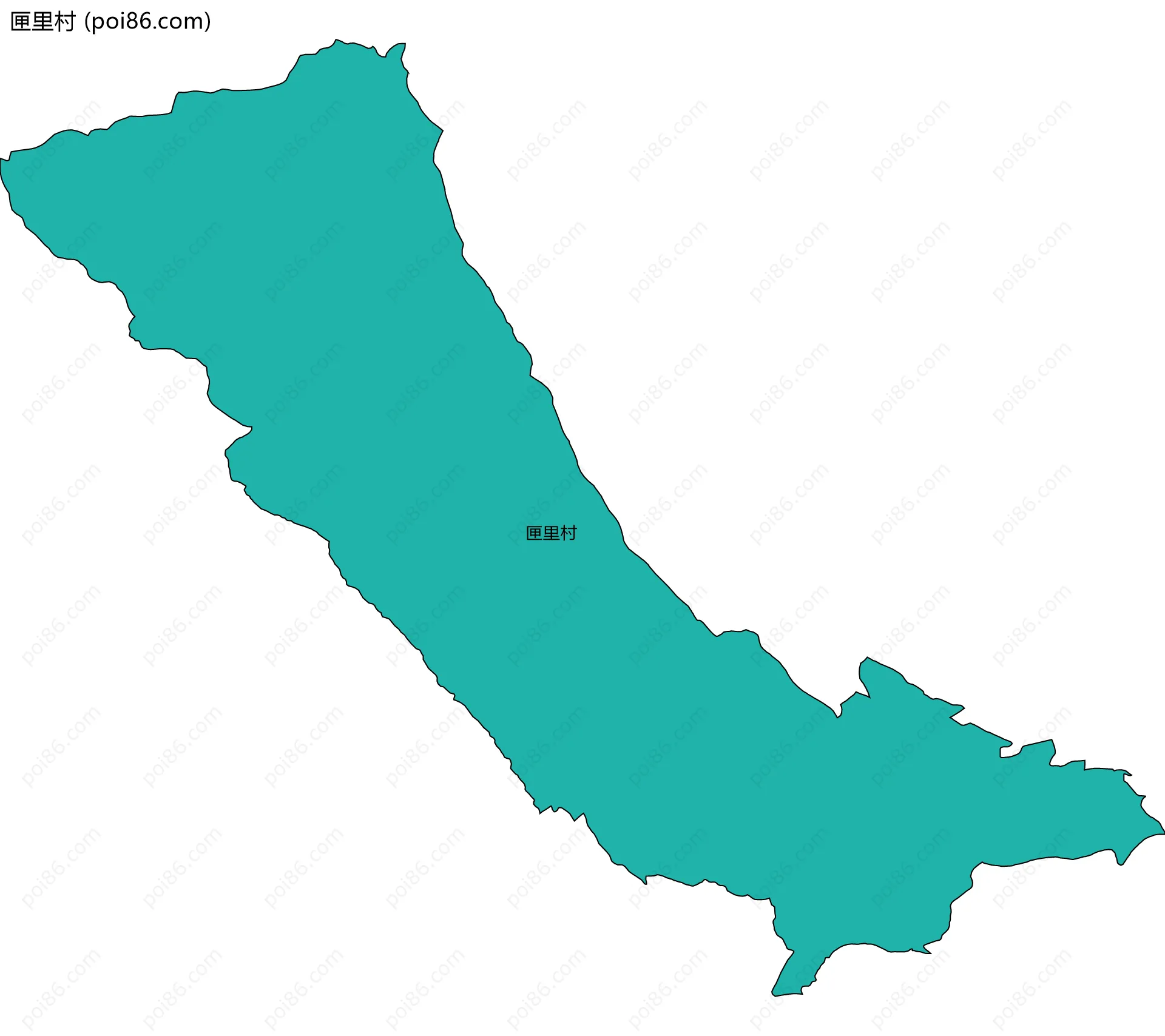 匣里村边界地图