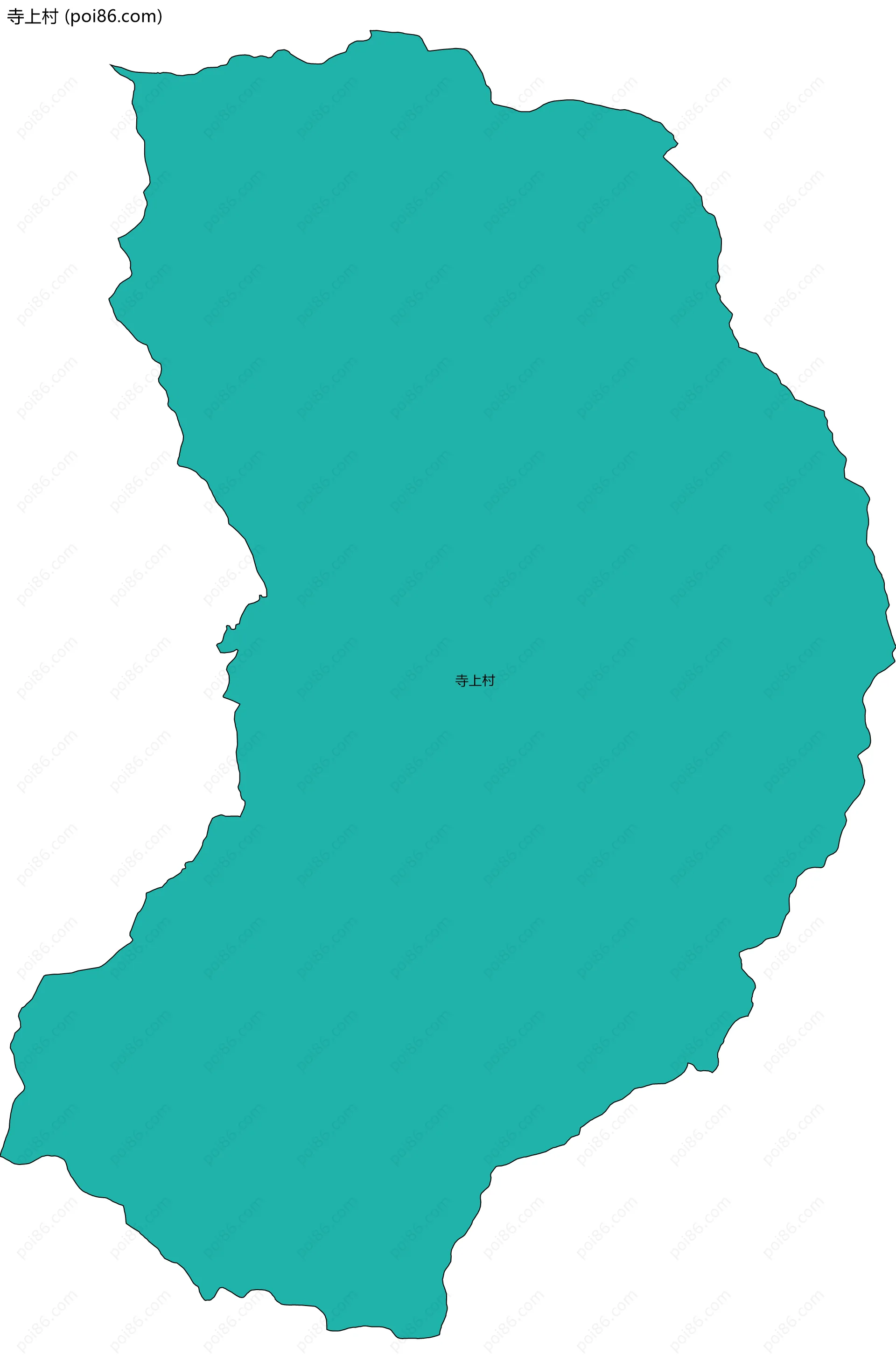 寺上村边界地图