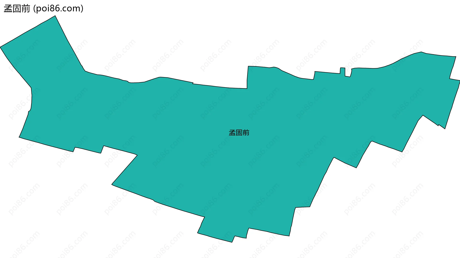 孟固前边界地图