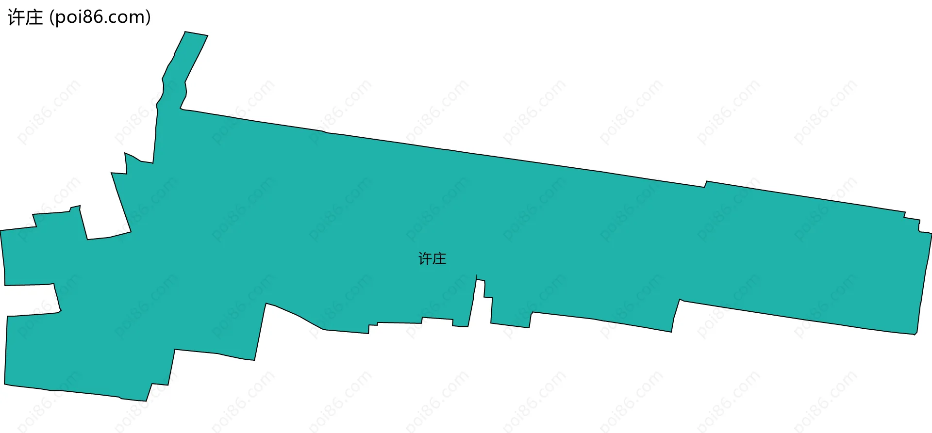 许庄边界地图