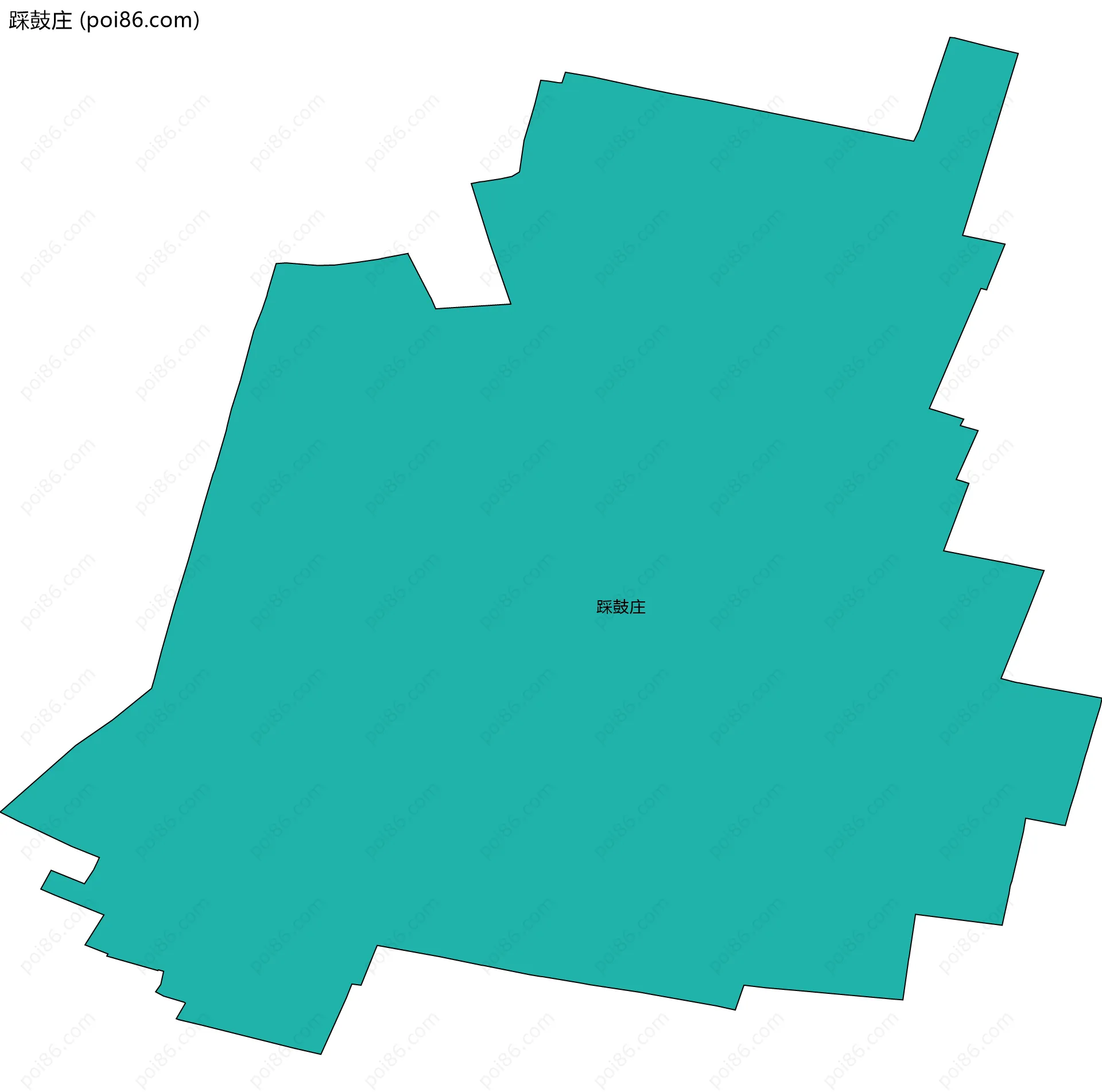 踩鼓庄边界地图