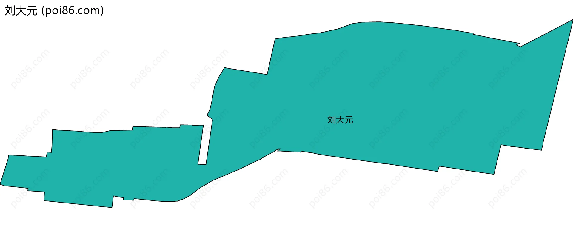 刘大元边界地图