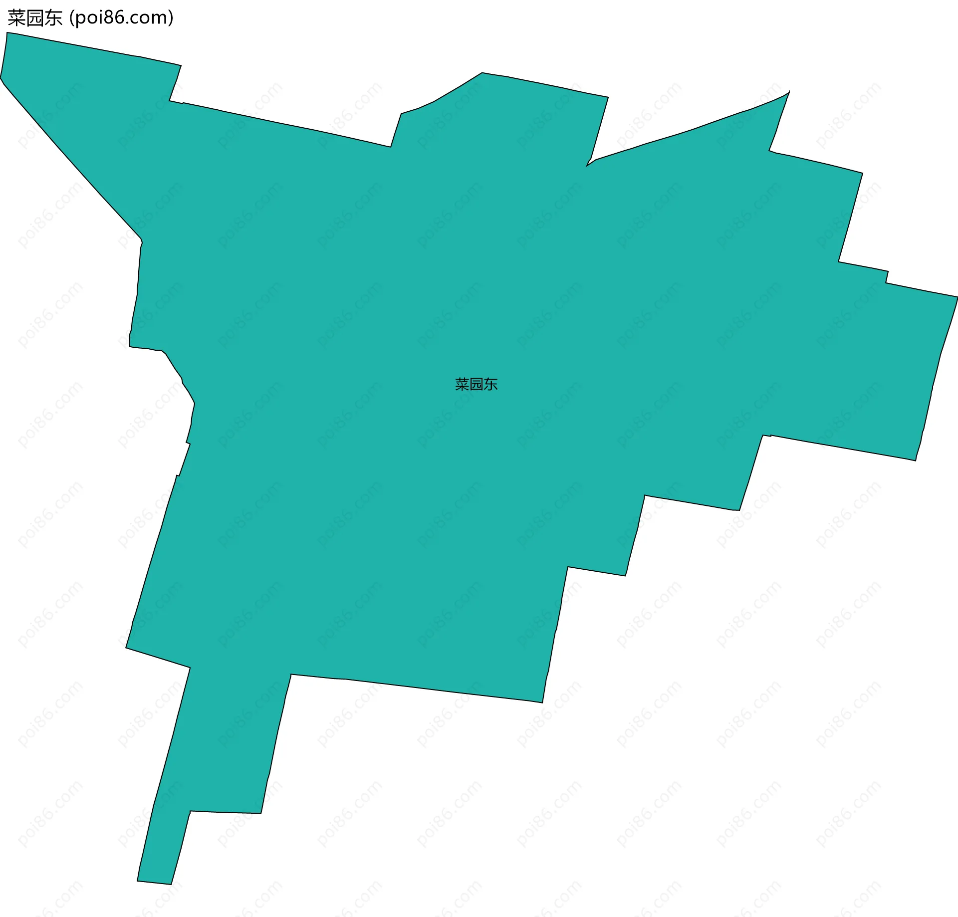 菜园东边界地图