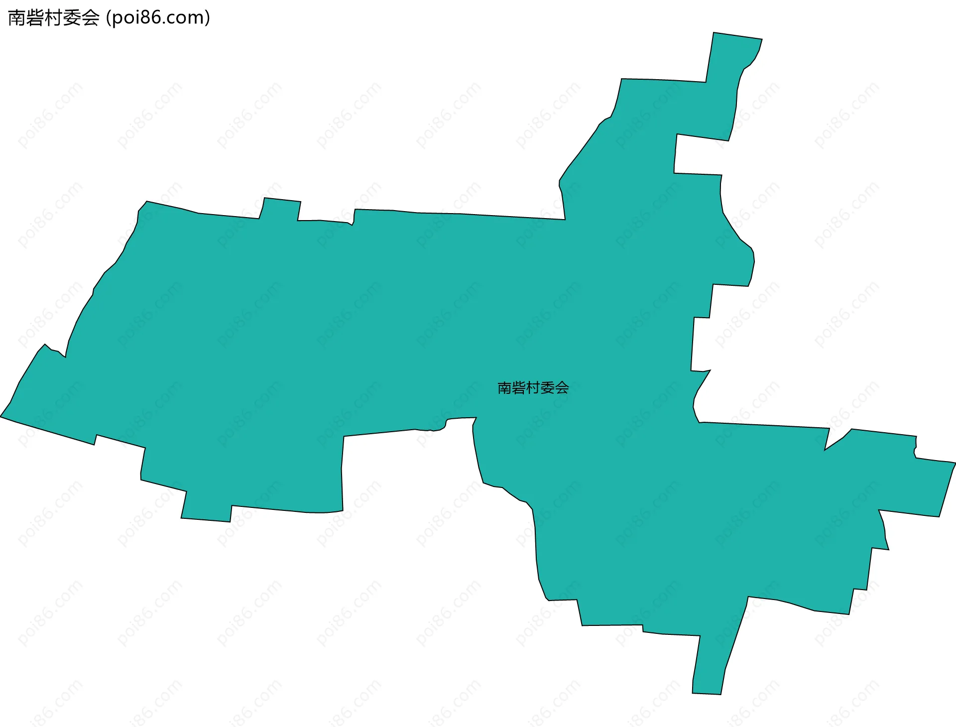 南砦村委会边界地图