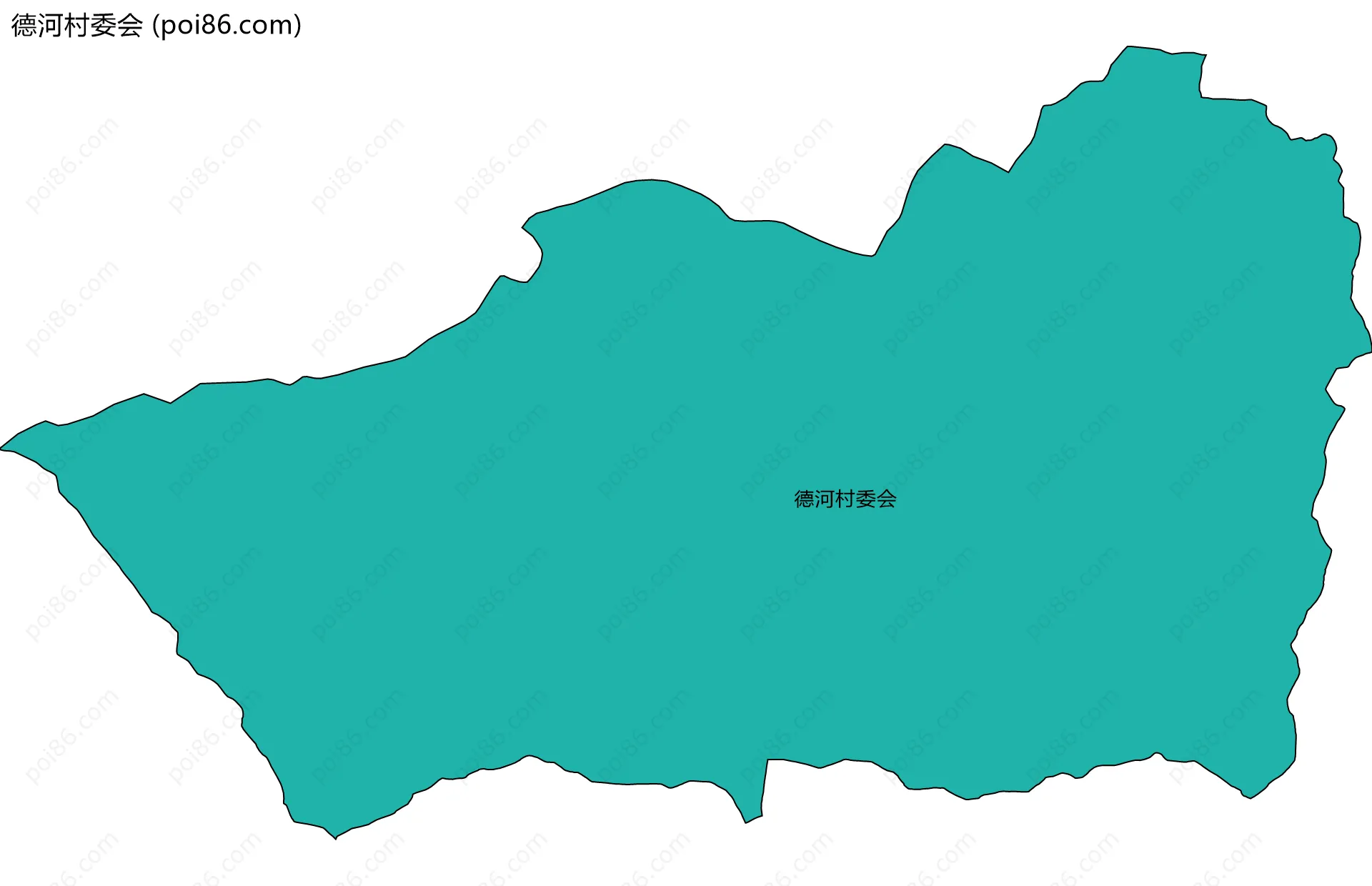 德河村委会边界地图