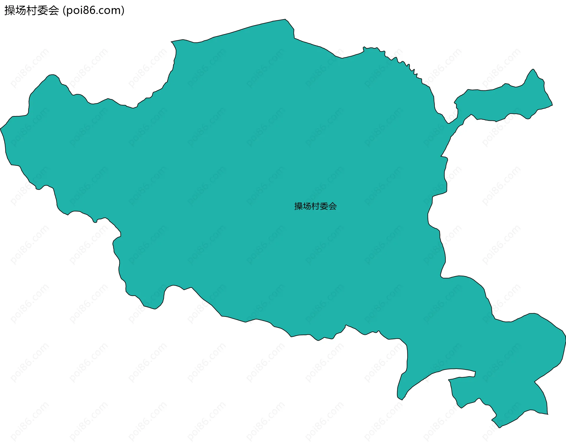 操场村委会边界地图