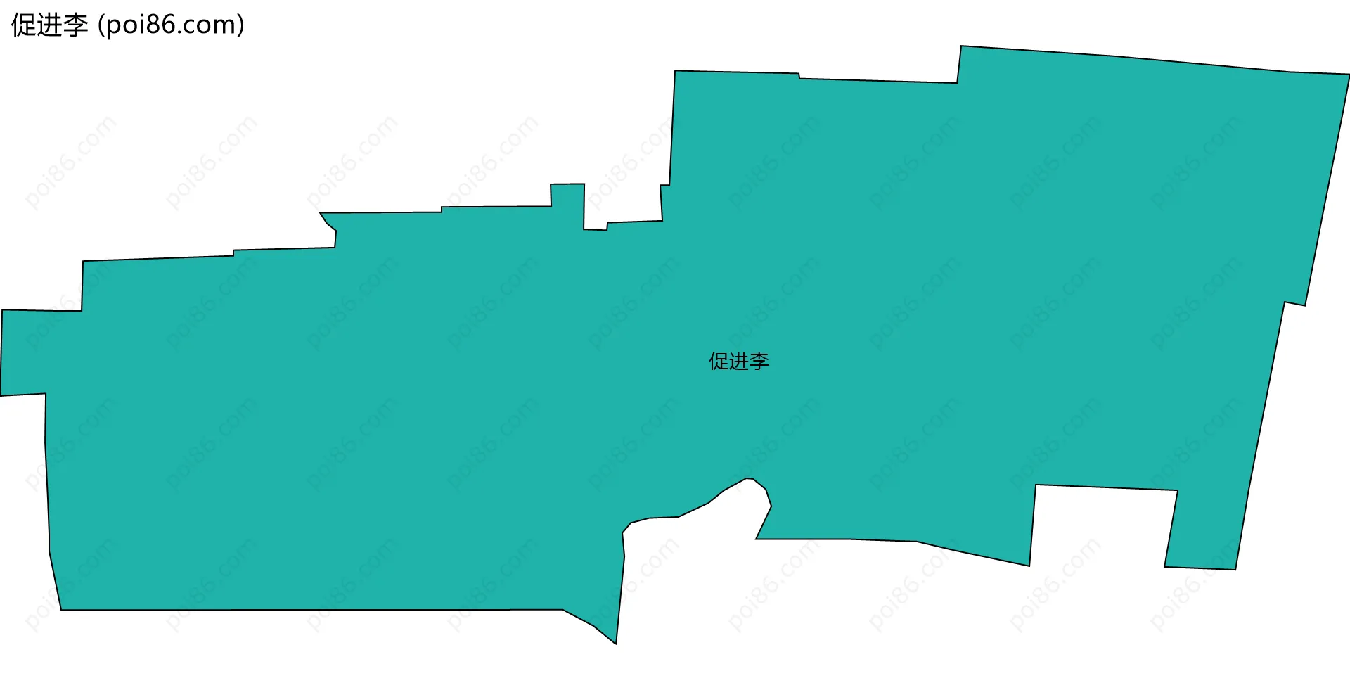 促进李边界地图