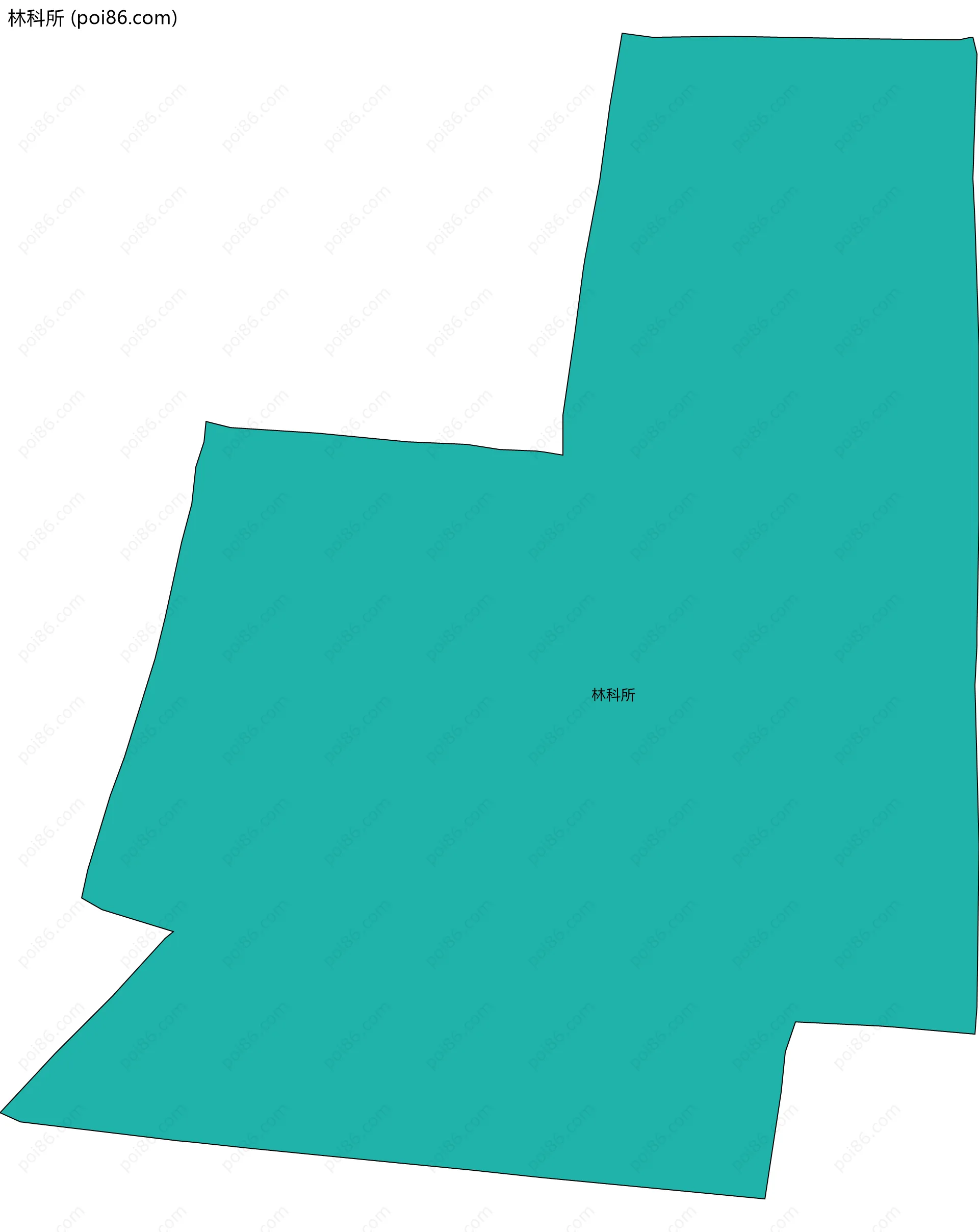 林科所边界地图