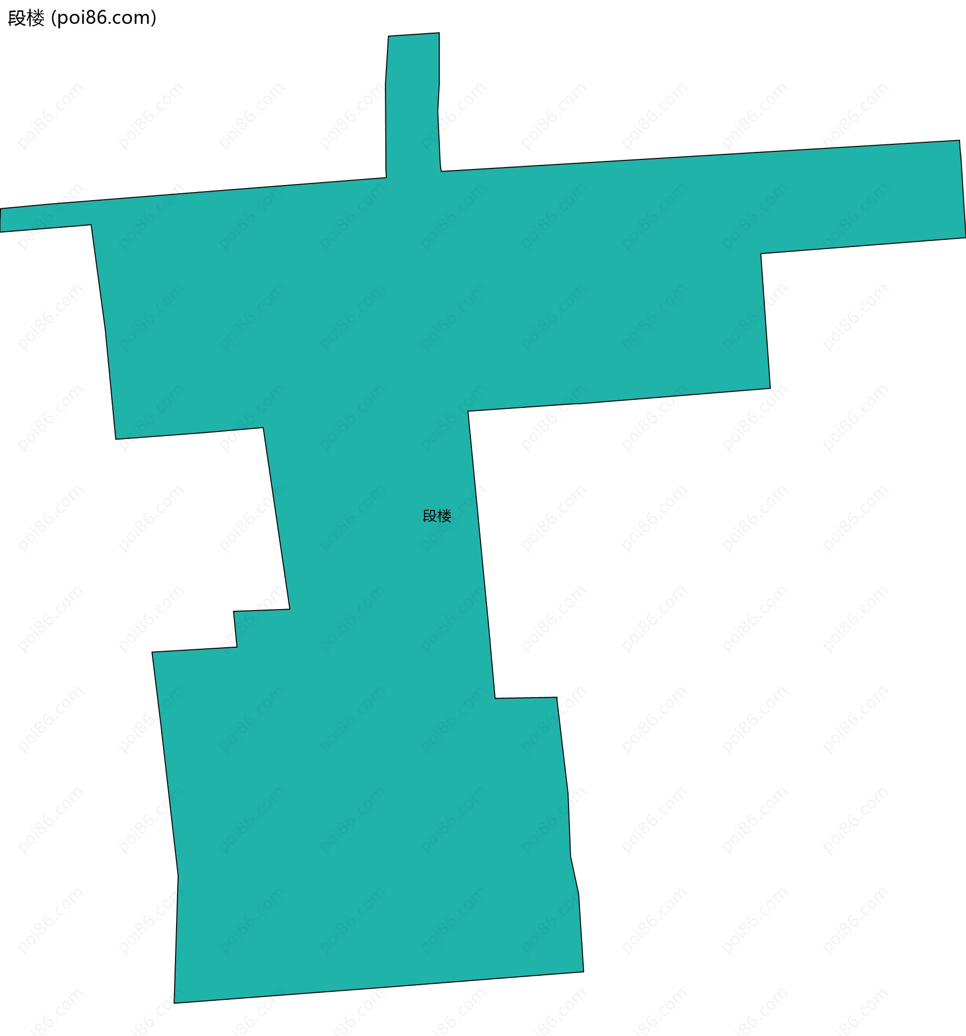 段楼边界地图