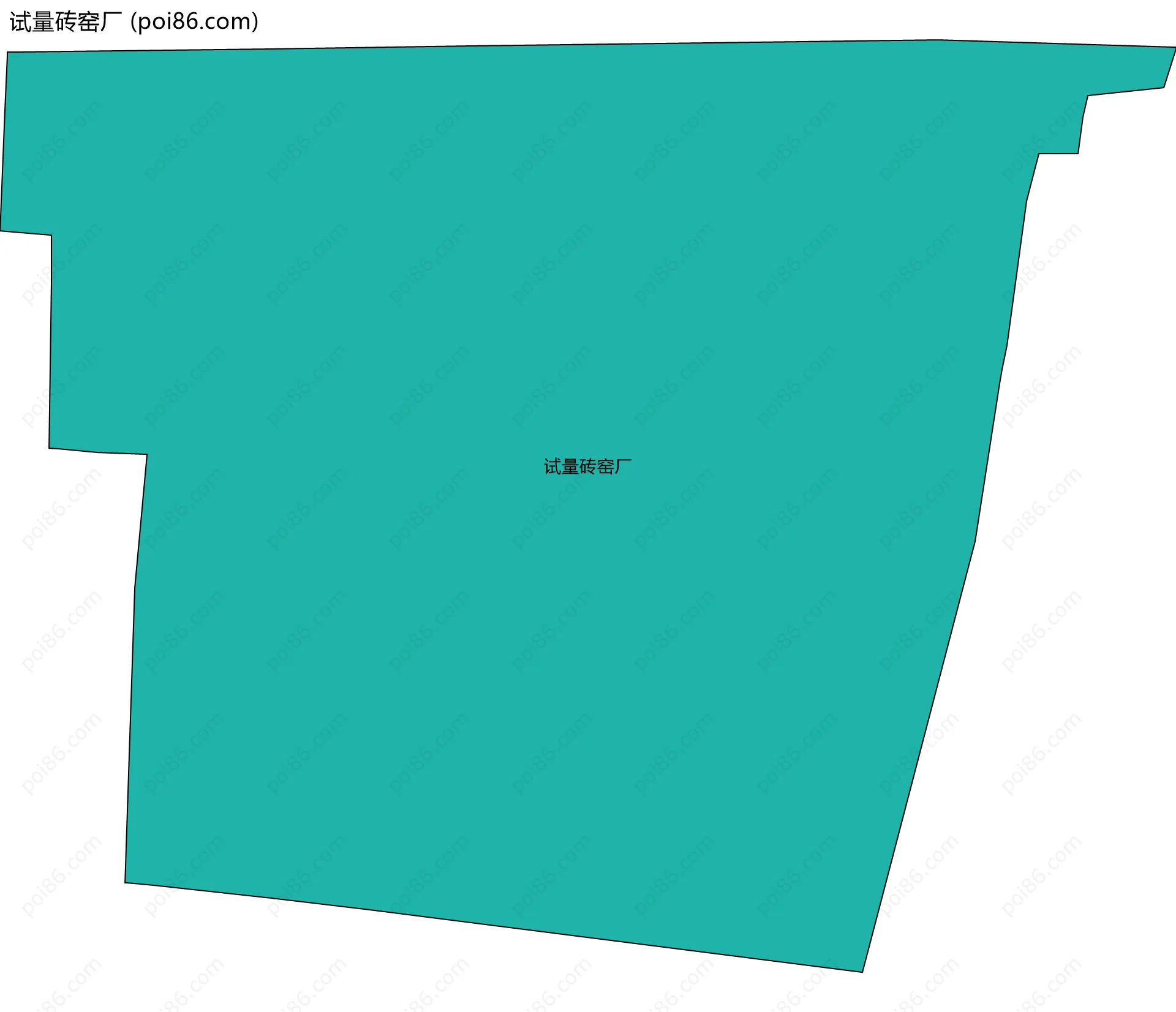 试量砖窑厂边界地图