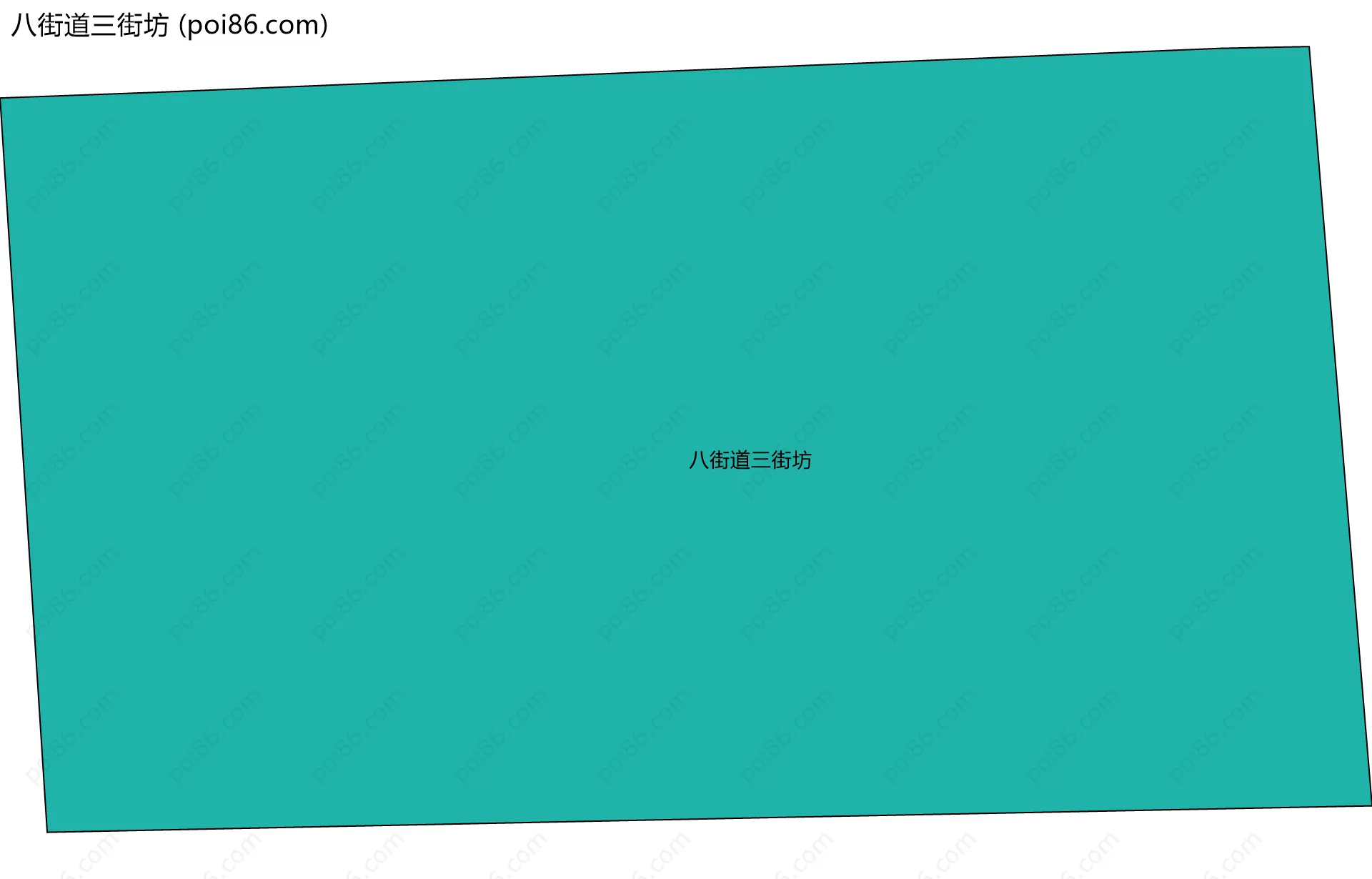 八街道三街坊边界地图