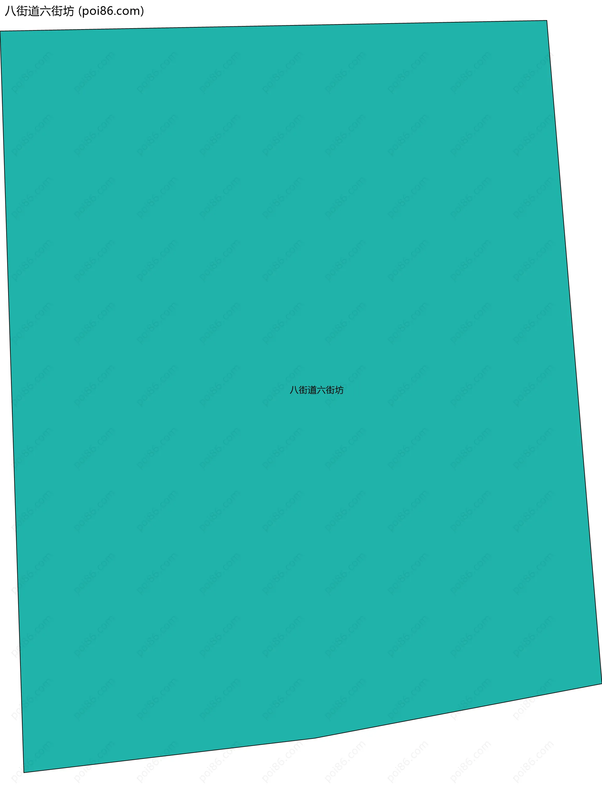 八街道六街坊边界地图