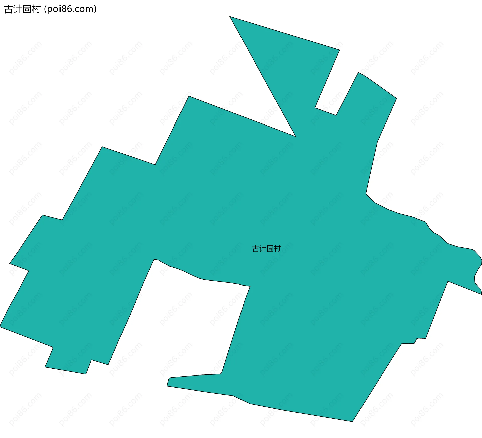 古计固村边界地图